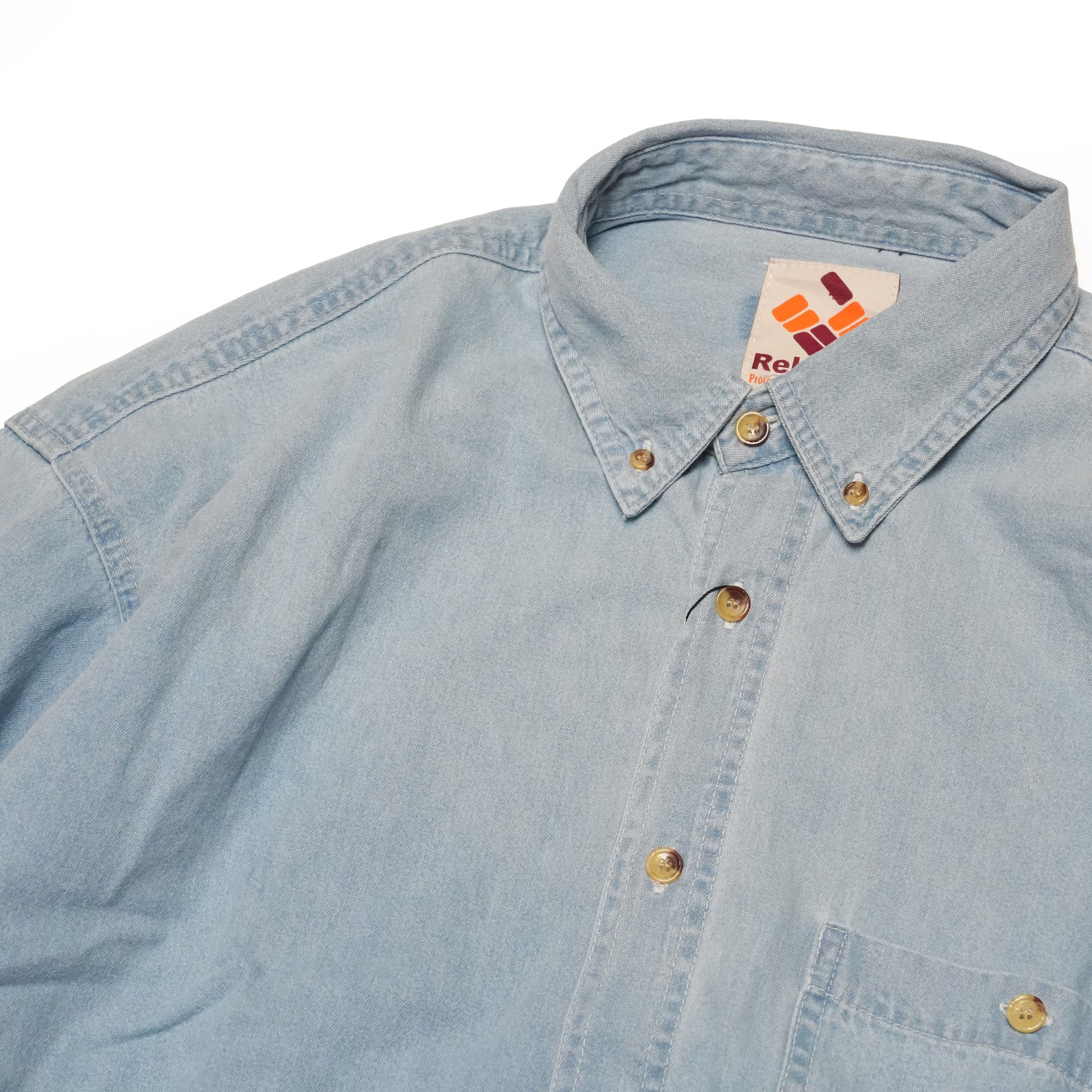 RELAX FIT №150 [ COBRA CustomDenimShirt ]  Color:Denim × SF rib【RELAX FIT_リラックスフィット】