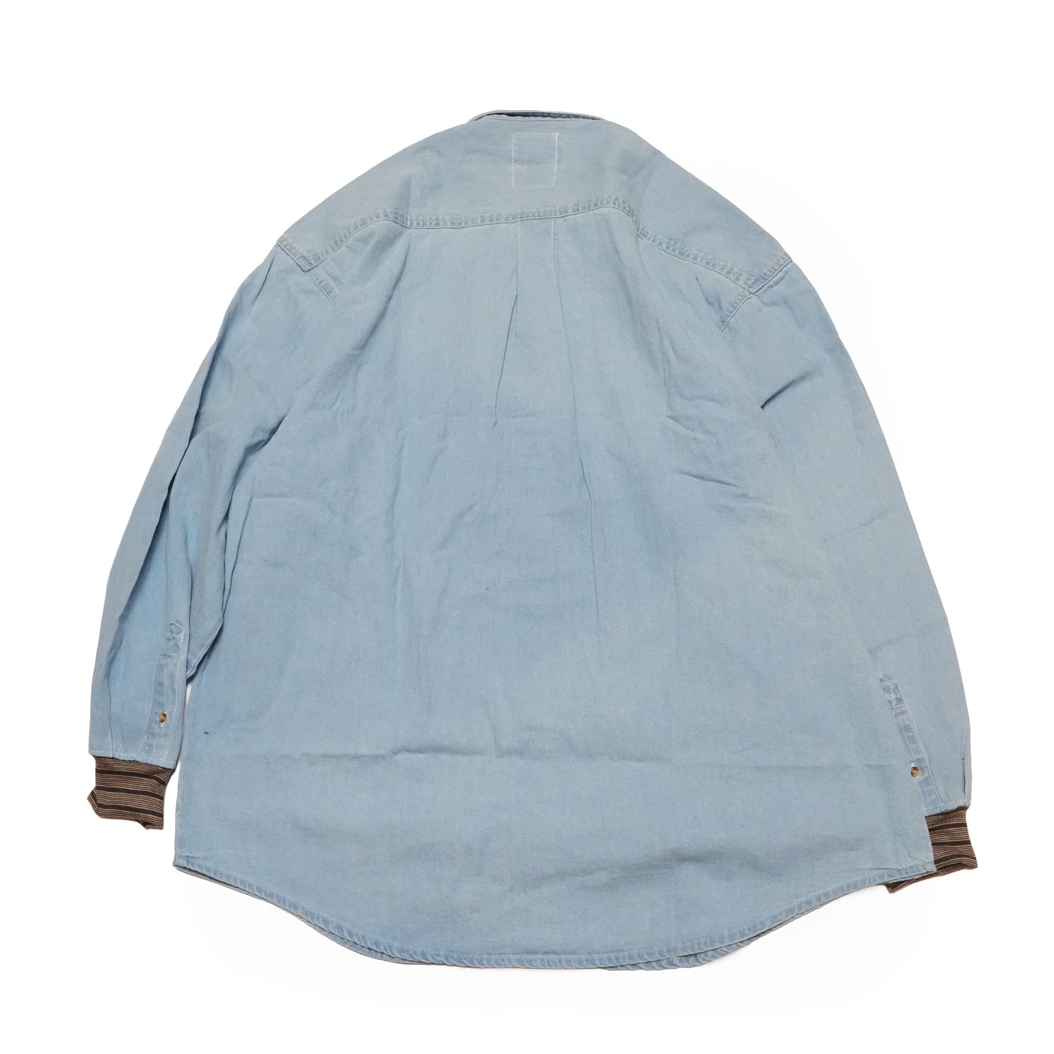 RELAX FIT №150 [ COBRA CustomDenimShirt ]  Color:Denim × SF rib【RELAX FIT_リラックスフィット】