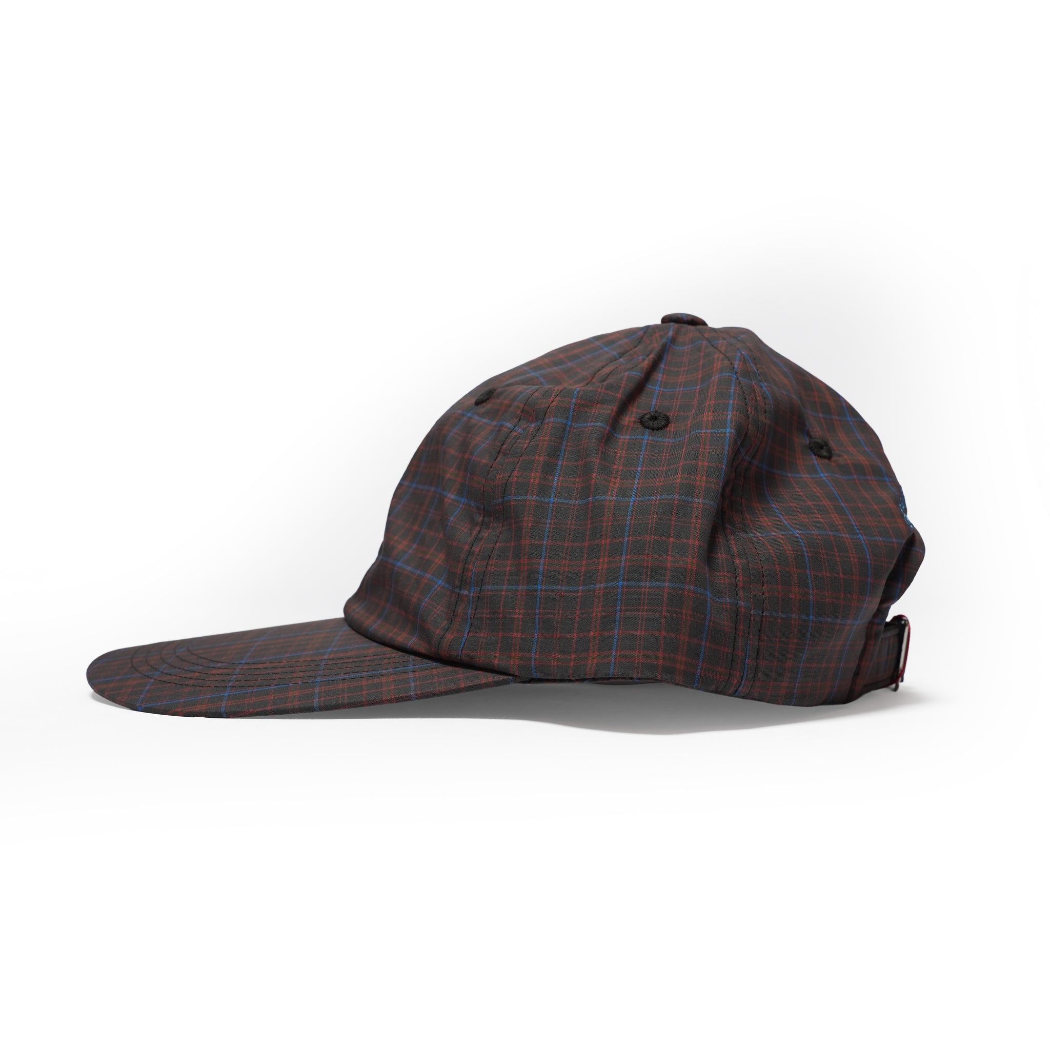6 PANEL LONG BRIM CAP – Black(Check) | SHARE THE FANTASY