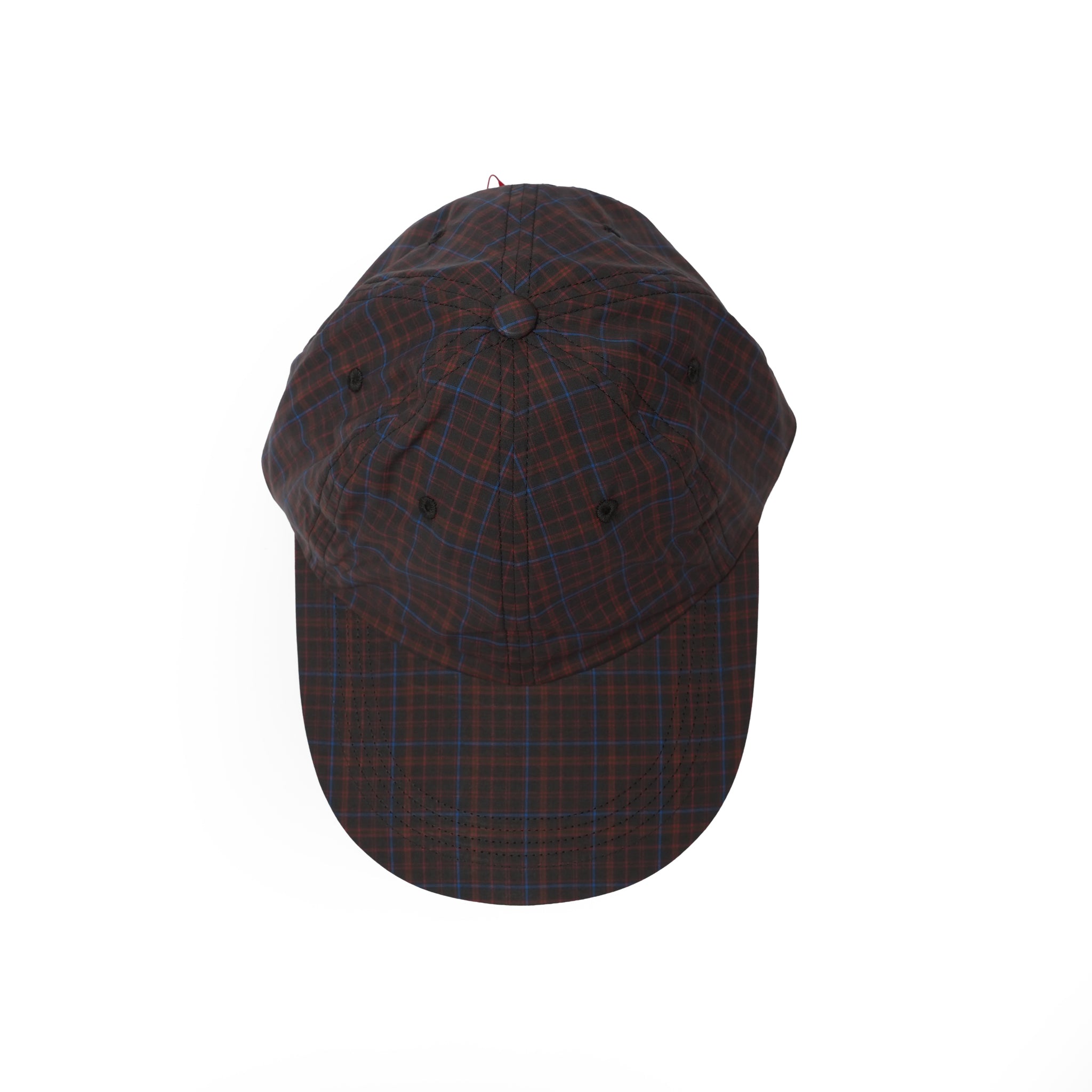 6 PANEL LONG BRIM CAP – Black(Check) | SHARE THE FANTASY
