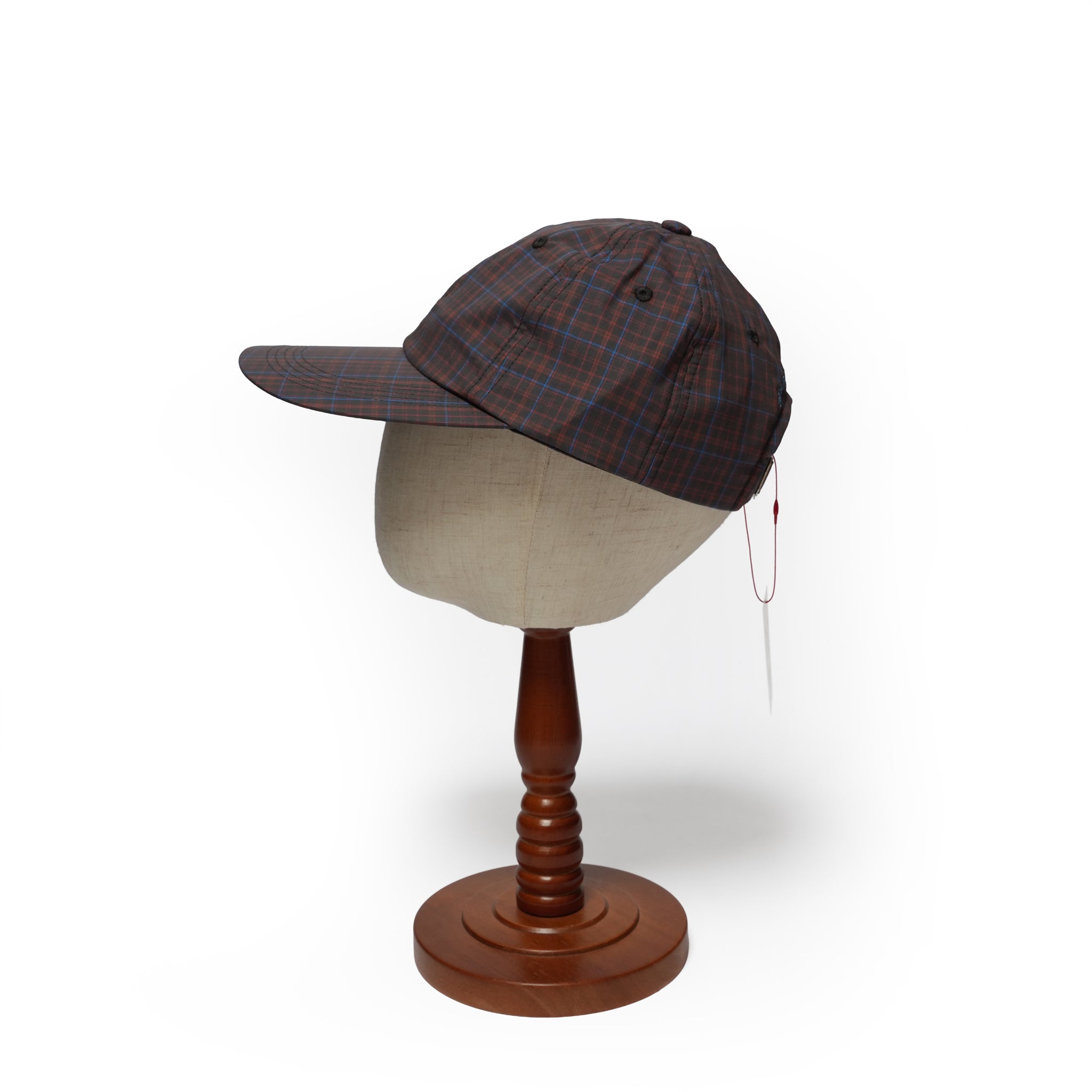 6 PANEL LONG BRIM CAP – Black(Check) | SHARE THE FANTASY