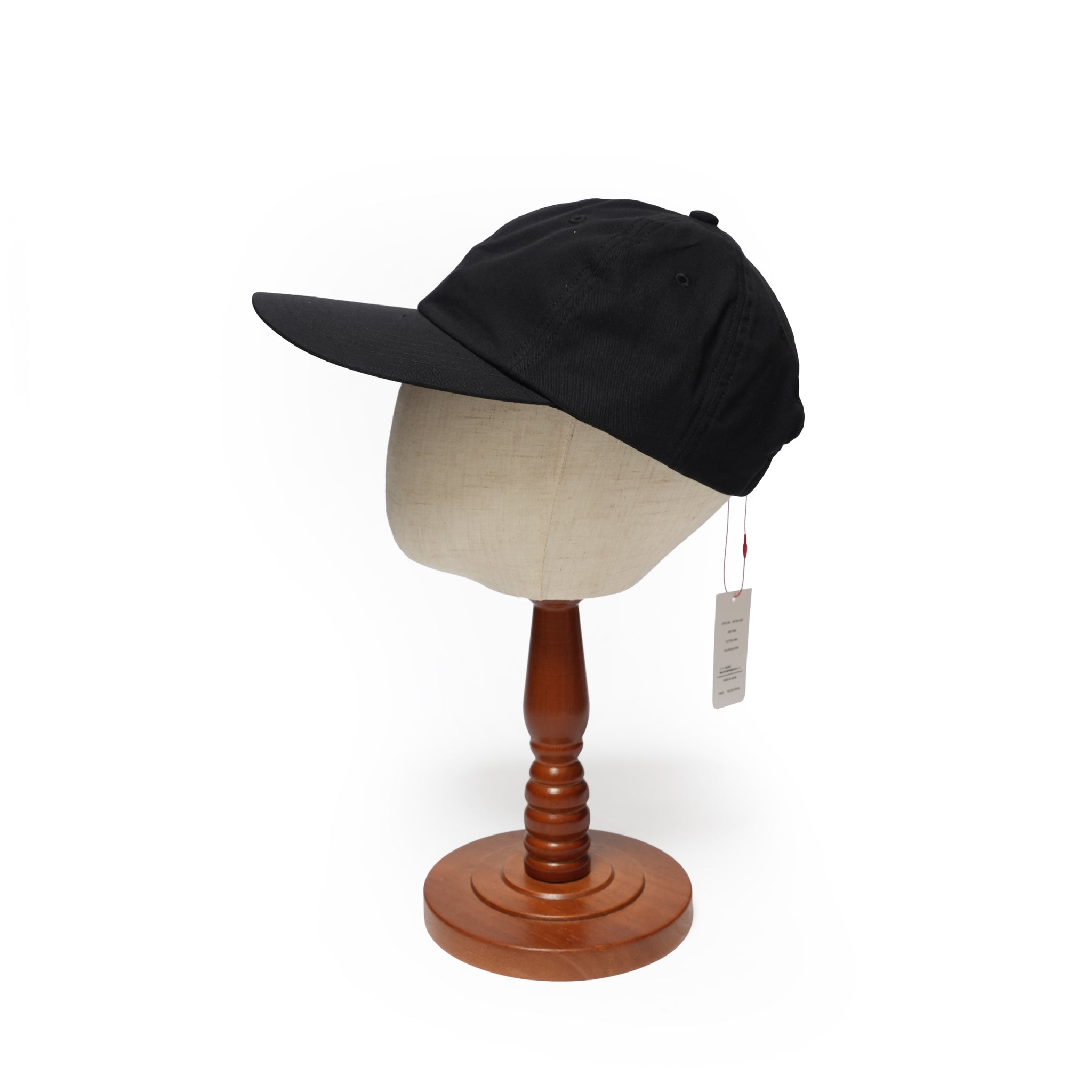 6 PANEL LONG BRIM CAP – Black(Plane) | SHARE THE FANTASY