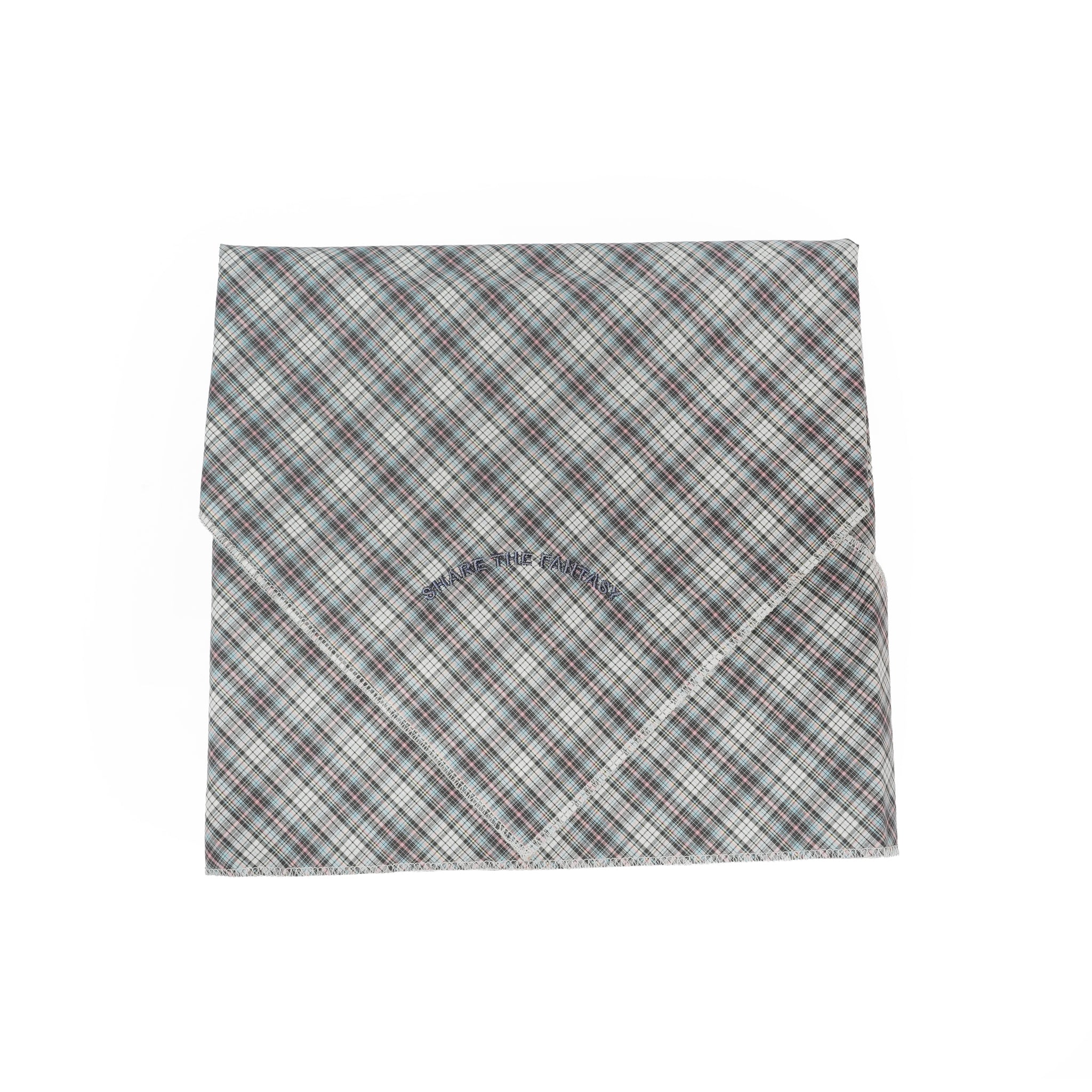BANDANA – White(Check) | SHARE THE FANTASY