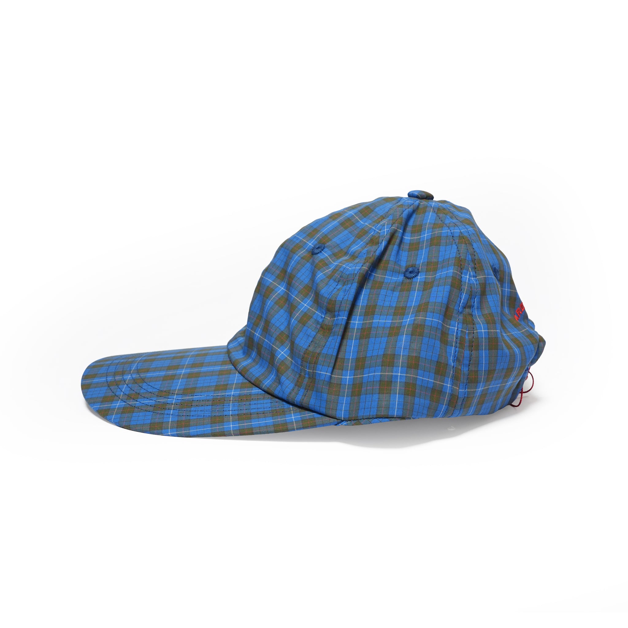6 PANEL LONG BRIM CAP – Blue(Check) | SHARE THE FANTASY