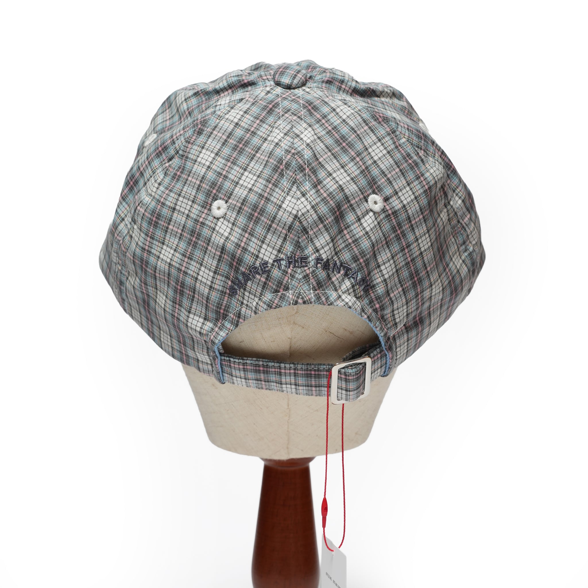 6 PANEL LONG BRIM CAP – White(Check) | SHARE THE FANTASY