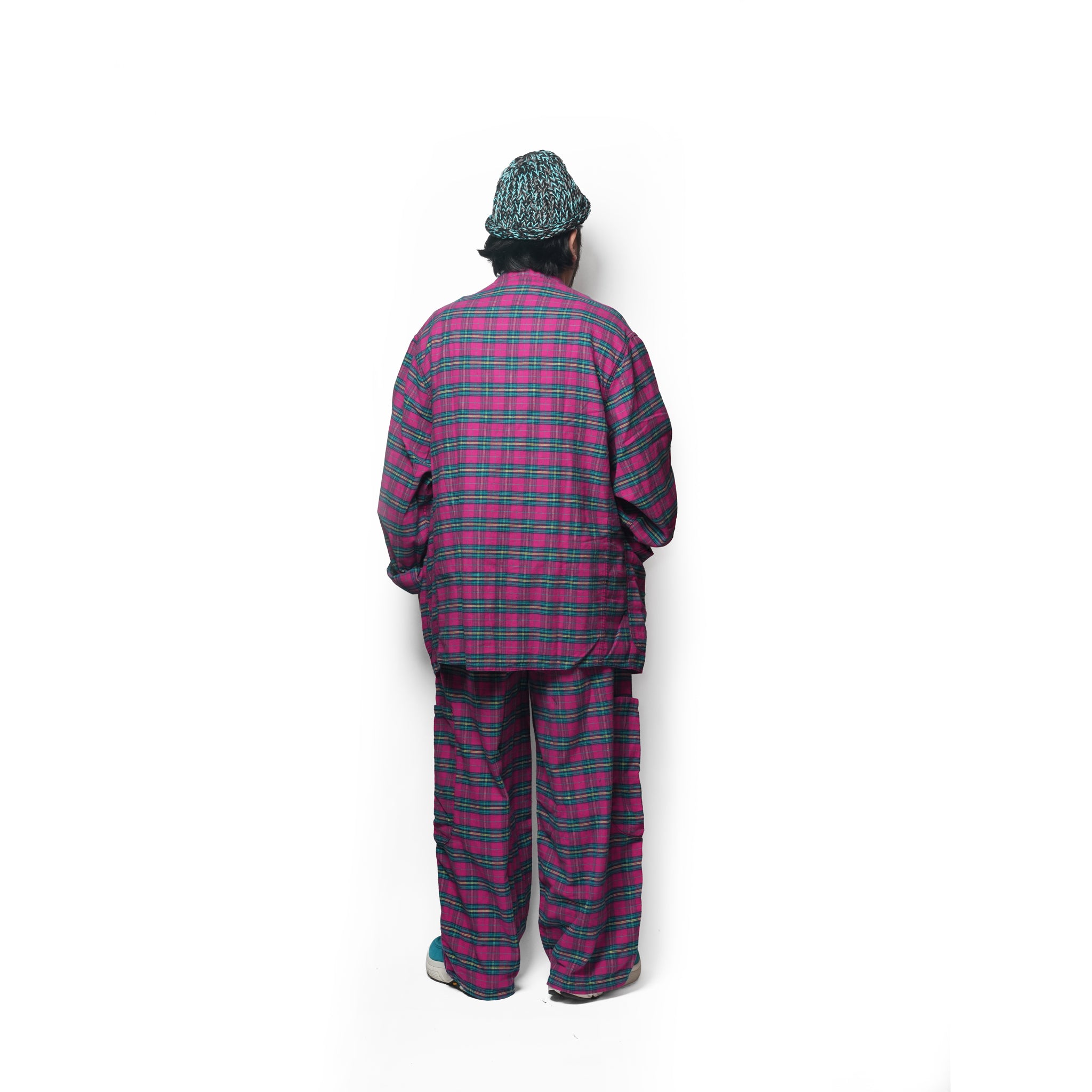 Raspberry Flannel Dinner Jacket | Meals Clothing