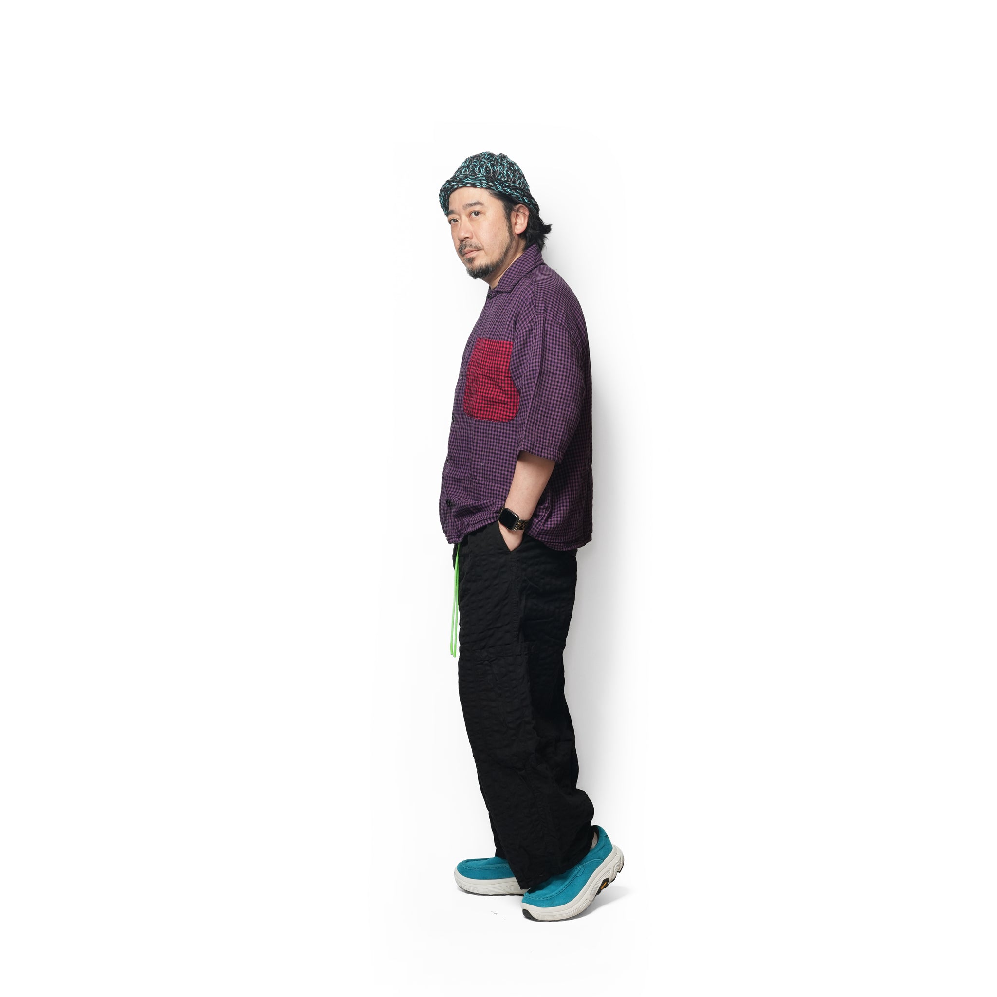 Grape Plaid Work Shirt | Meals Clothing