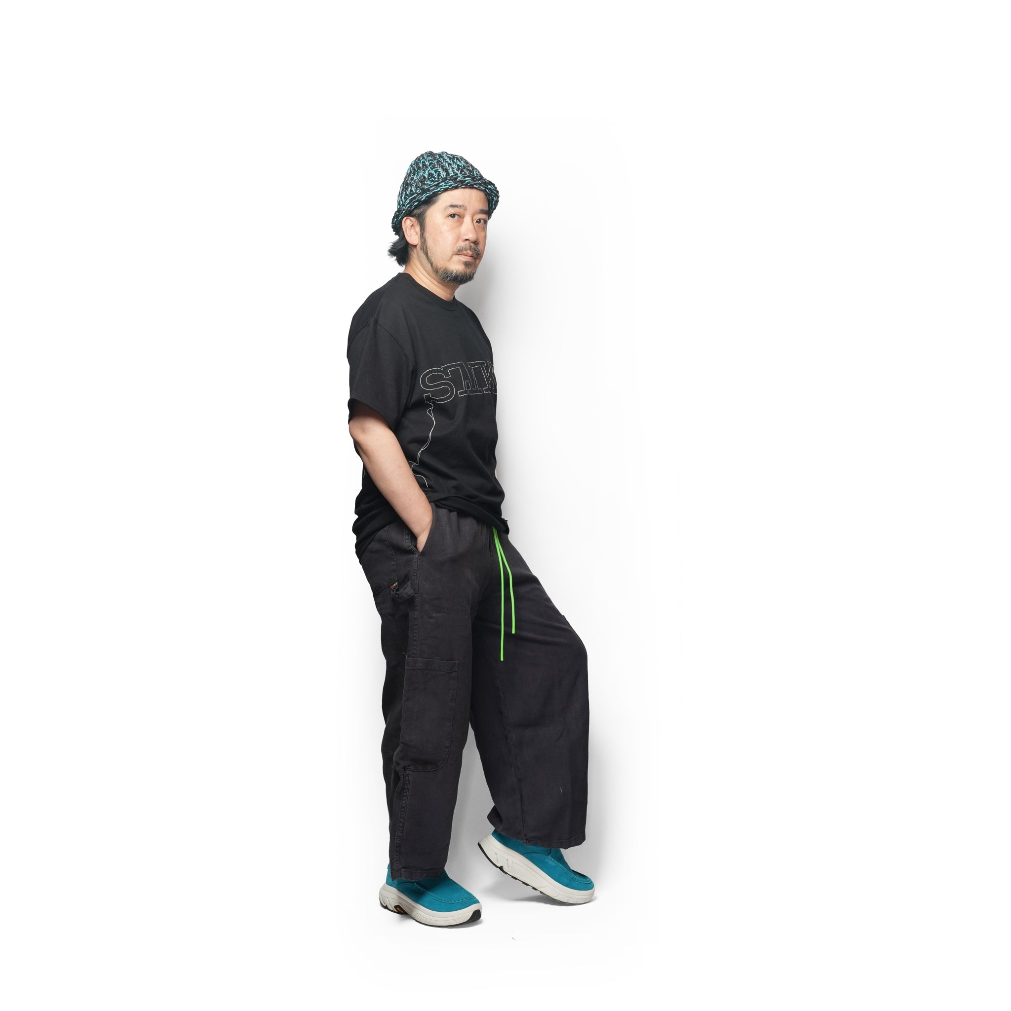 F.D.A. Black Sesame Linen Chef Pant | Meals Clothing