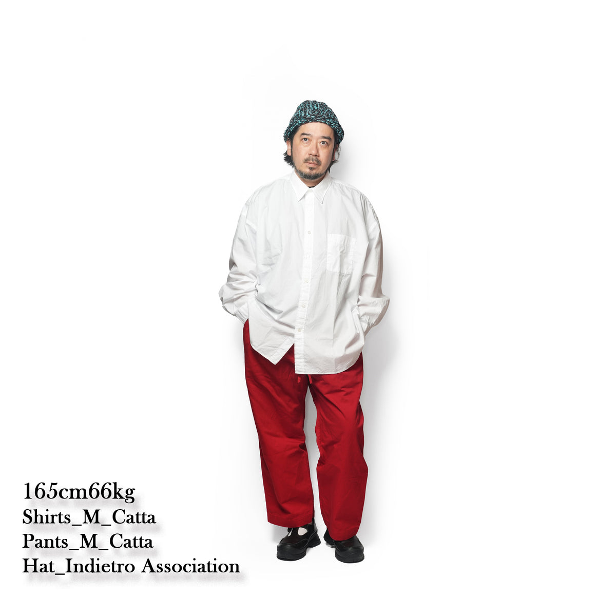 BAGS EASY PANTS-CHINO – Red | CATTA