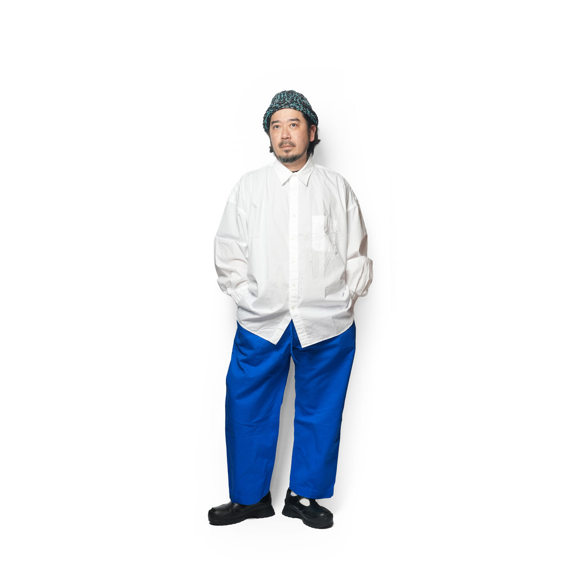 BAGS EASY PANTS-CHINO – Blue | CATTA