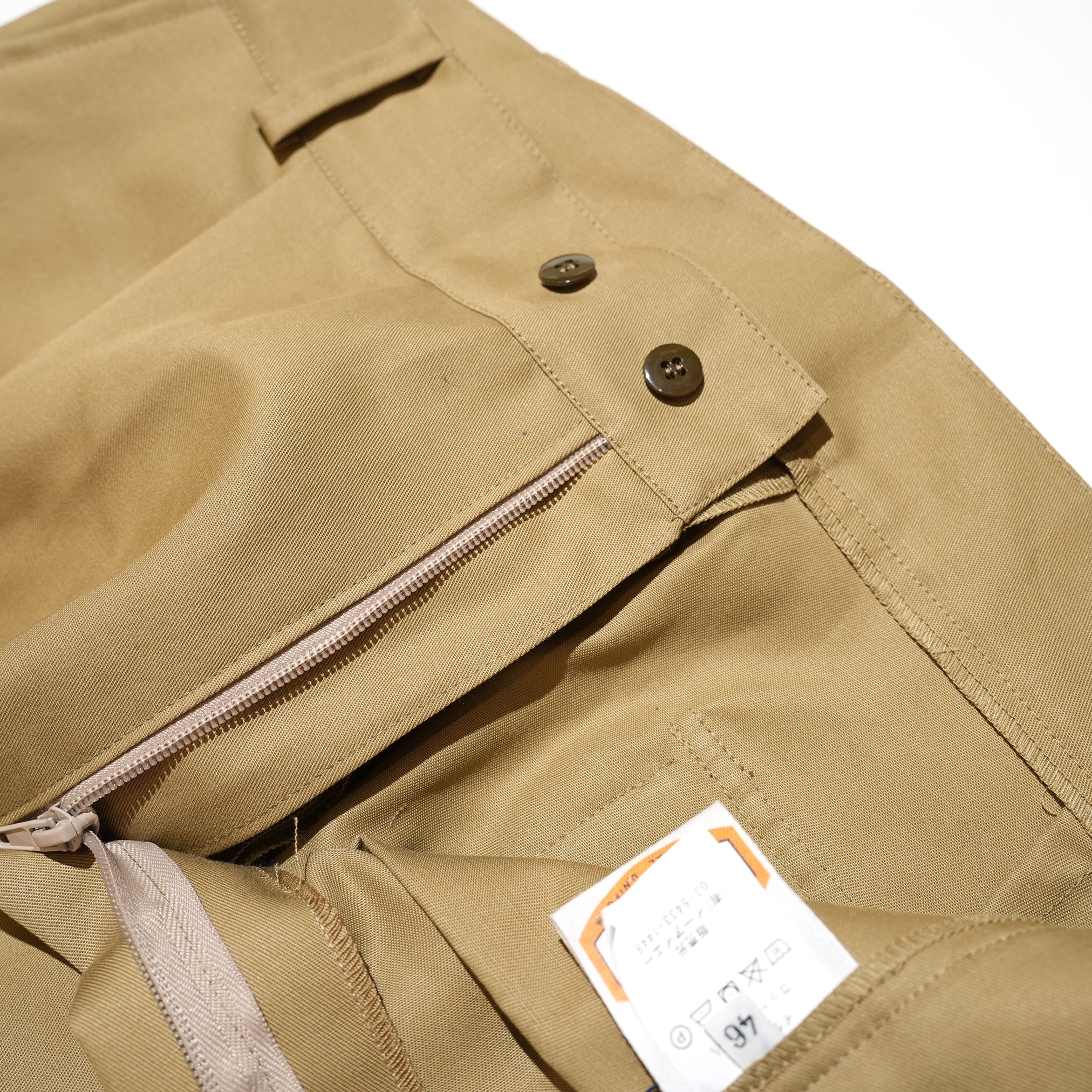 ve2024ss01B | PANTALONE LAVORO_Long LIMITED FABRIC | Color:Nato Kaki【VECCHI_ベッチ】