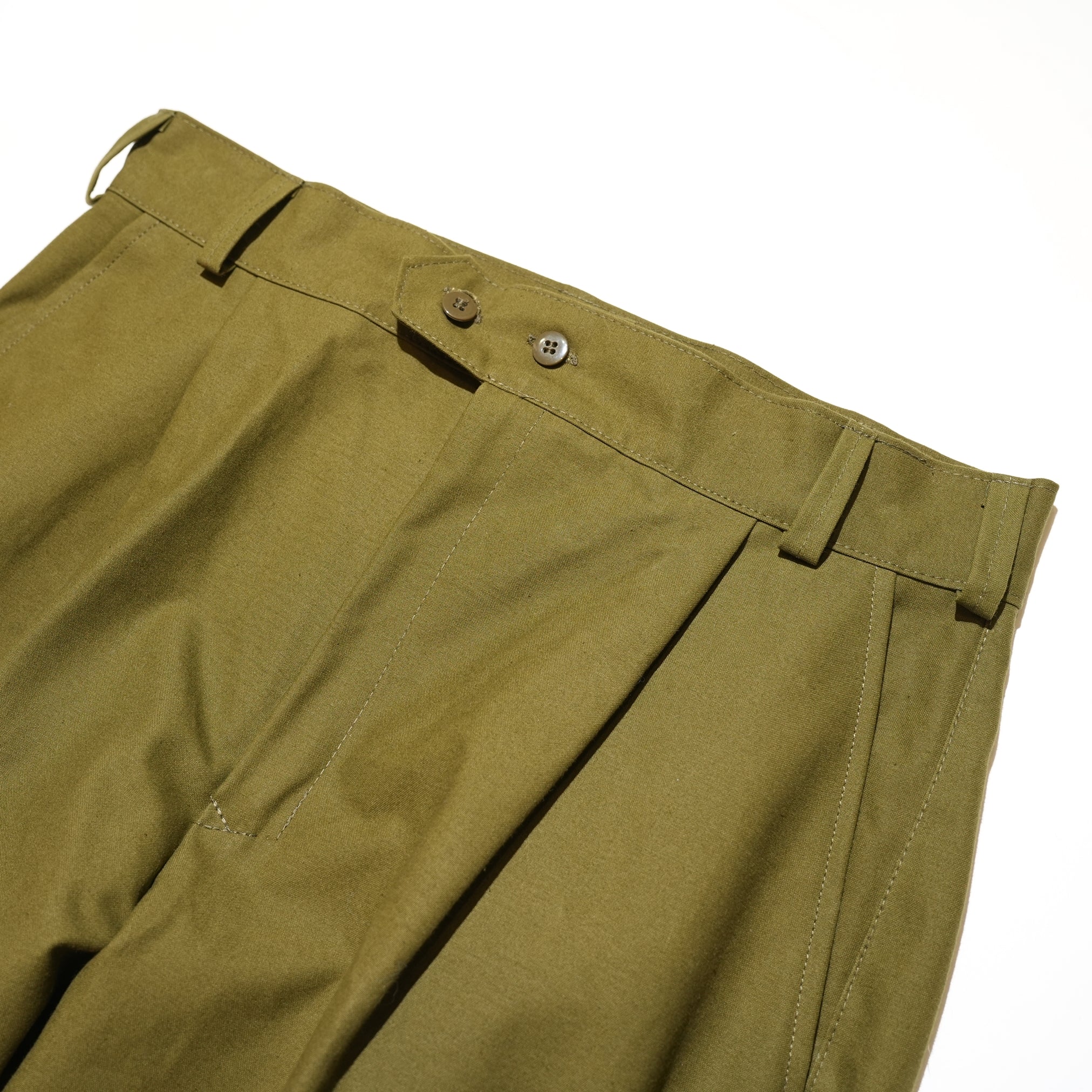 ve2024ss01A | PANTALONE LAVORO_Long LIMITED FABRIC | Color:Hungary Military Olive 【VECCHI_ベッチ】