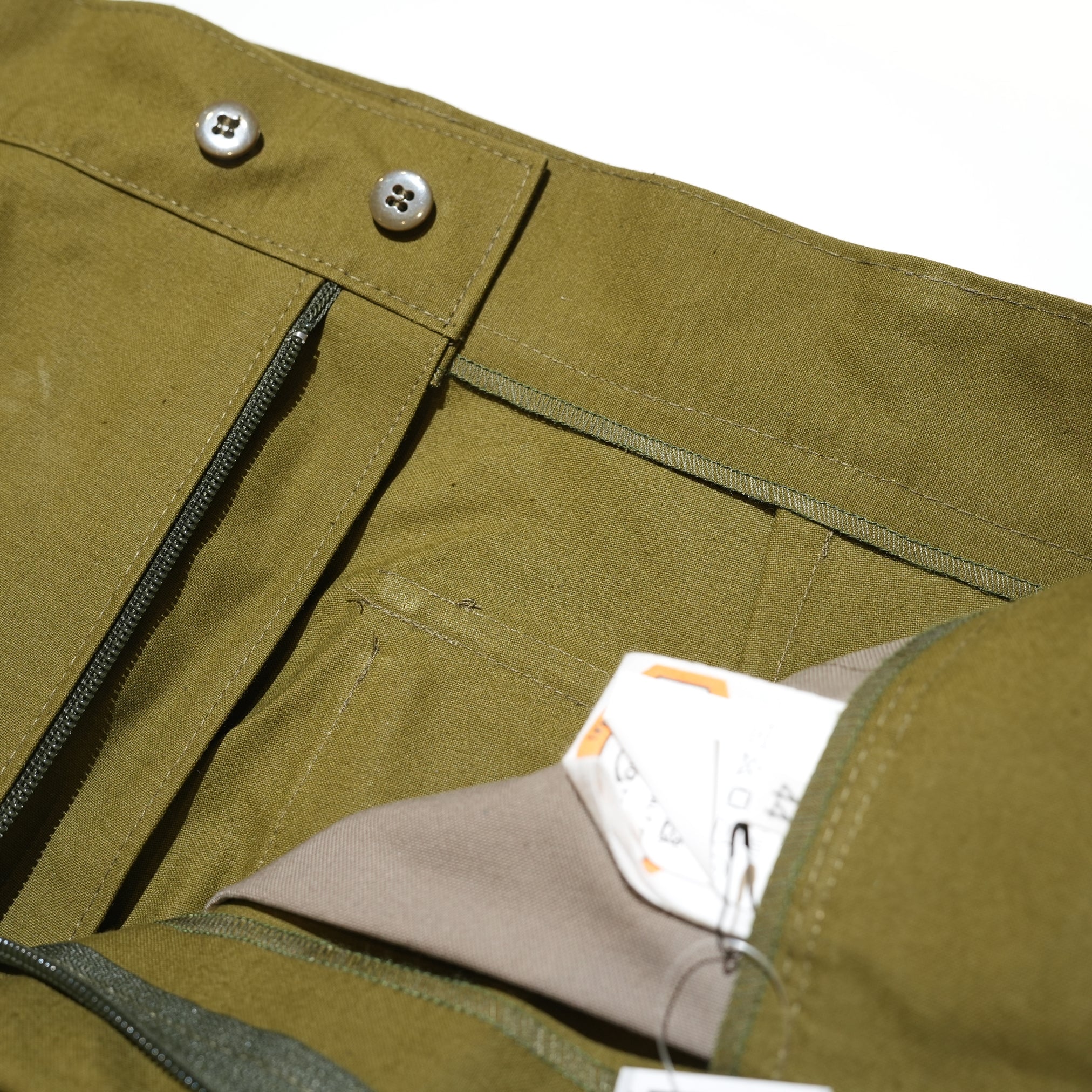 ve2024ss01A | PANTALONE LAVORO_Long LIMITED FABRIC | Color:Hungary Military Olive 【VECCHI_ベッチ】