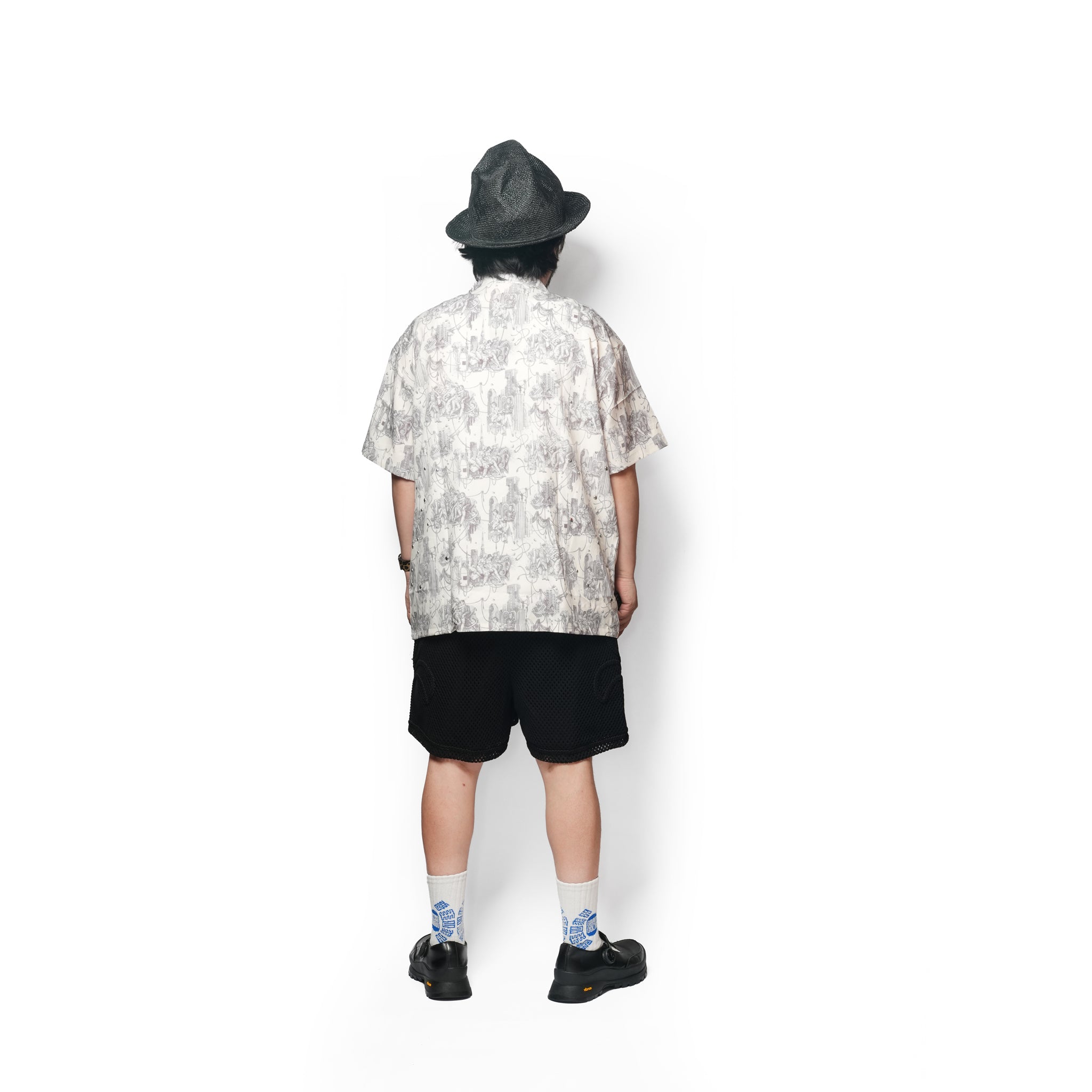 (A)crypsis® Medieval Flora Mesh Series Shorts - Black | (A)CRYPSIS®