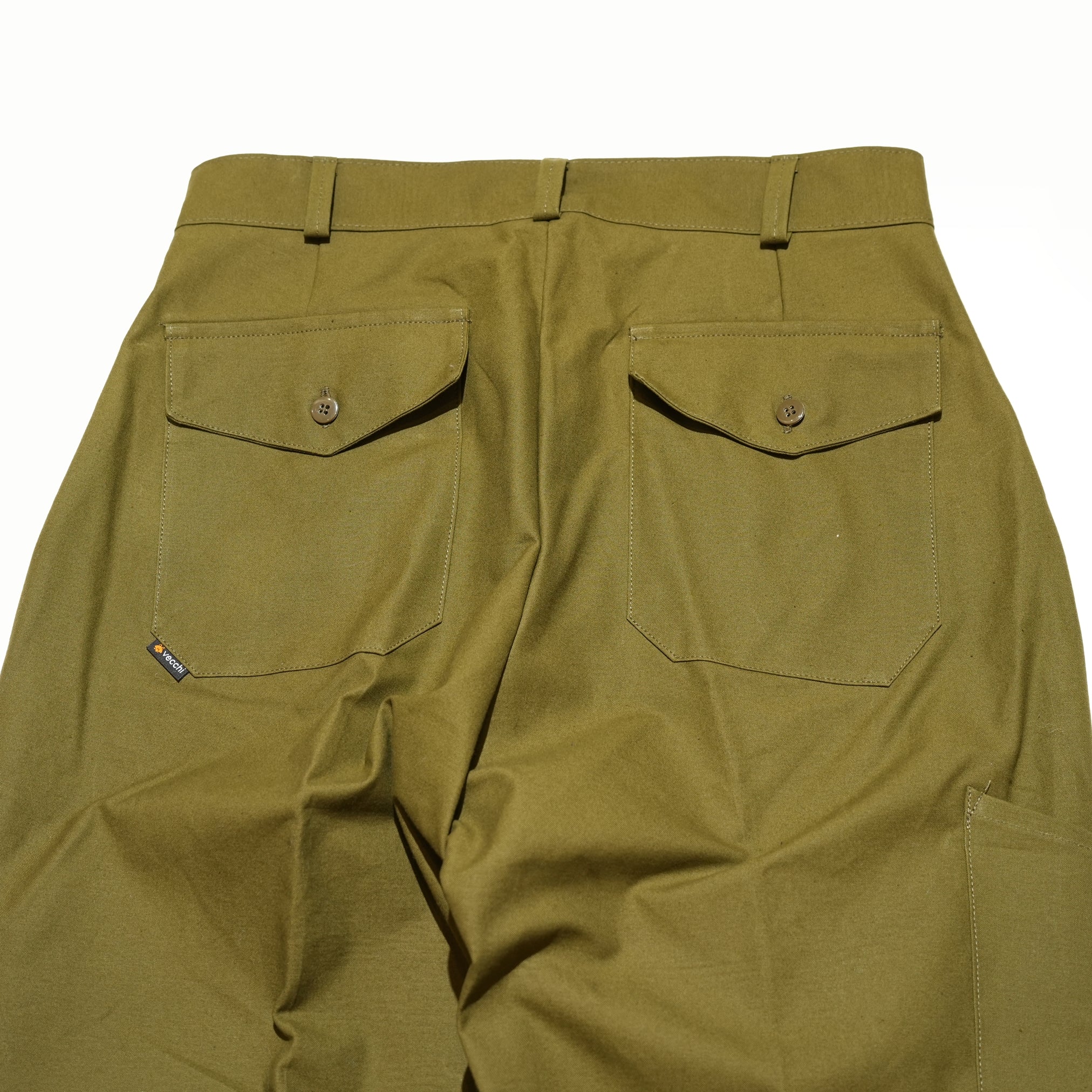 ve2024ss01A | PANTALONE LAVORO_Long LIMITED FABRIC | Color:Hungary Military Olive 【VECCHI_ベッチ】