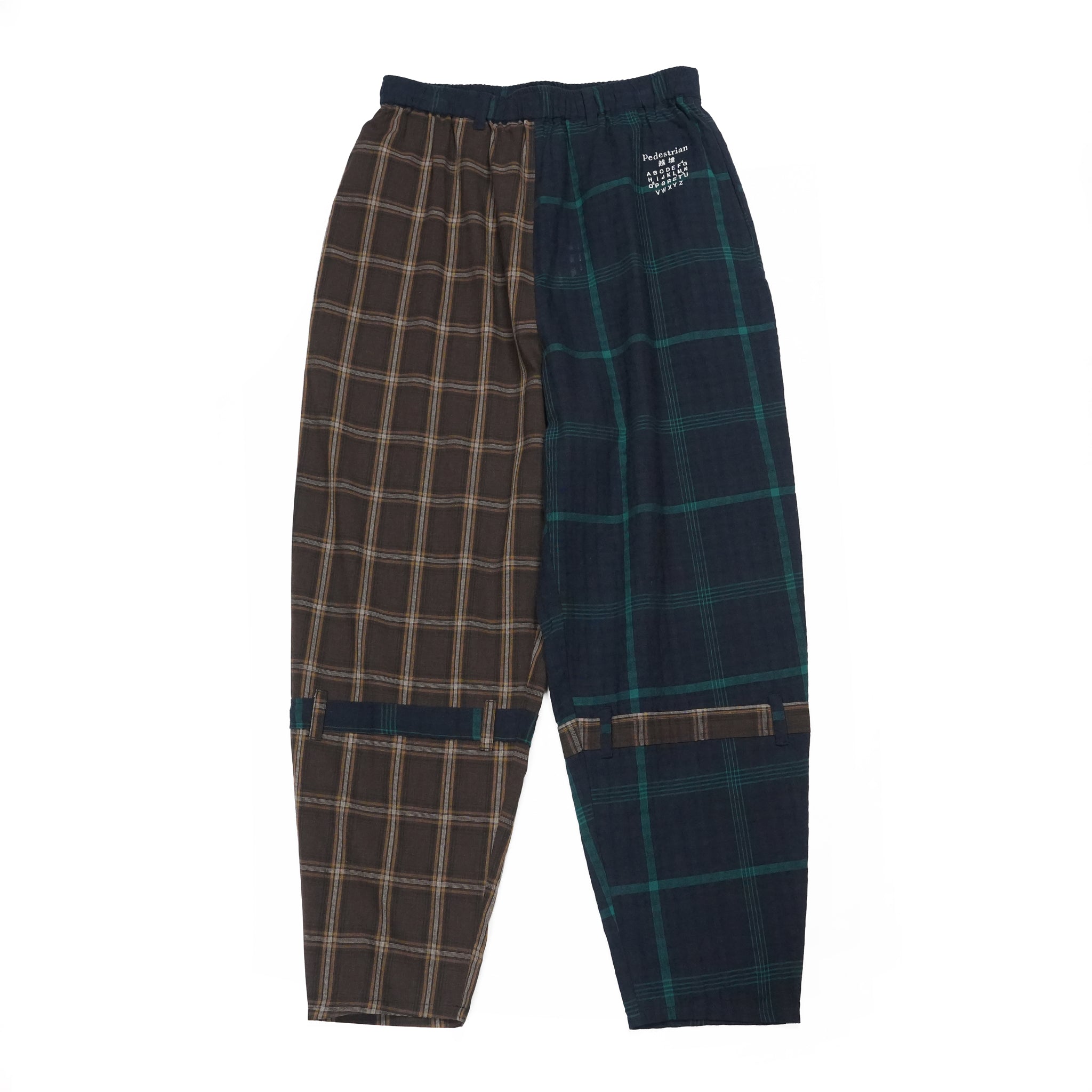 MIX CHECK BONTAGE PANTS– Black | STOF