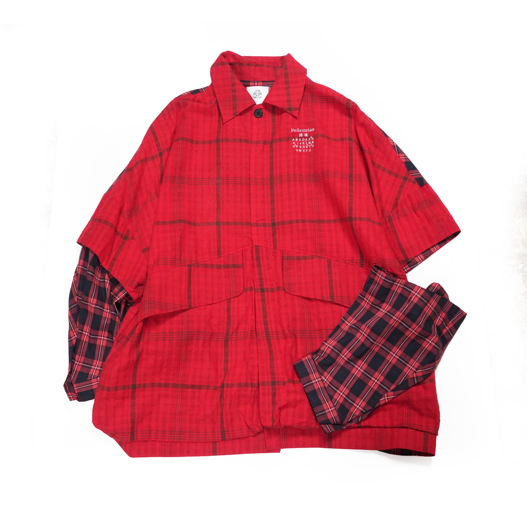 TRIBE EMBROI CHANGE JACKET– Red | STOF