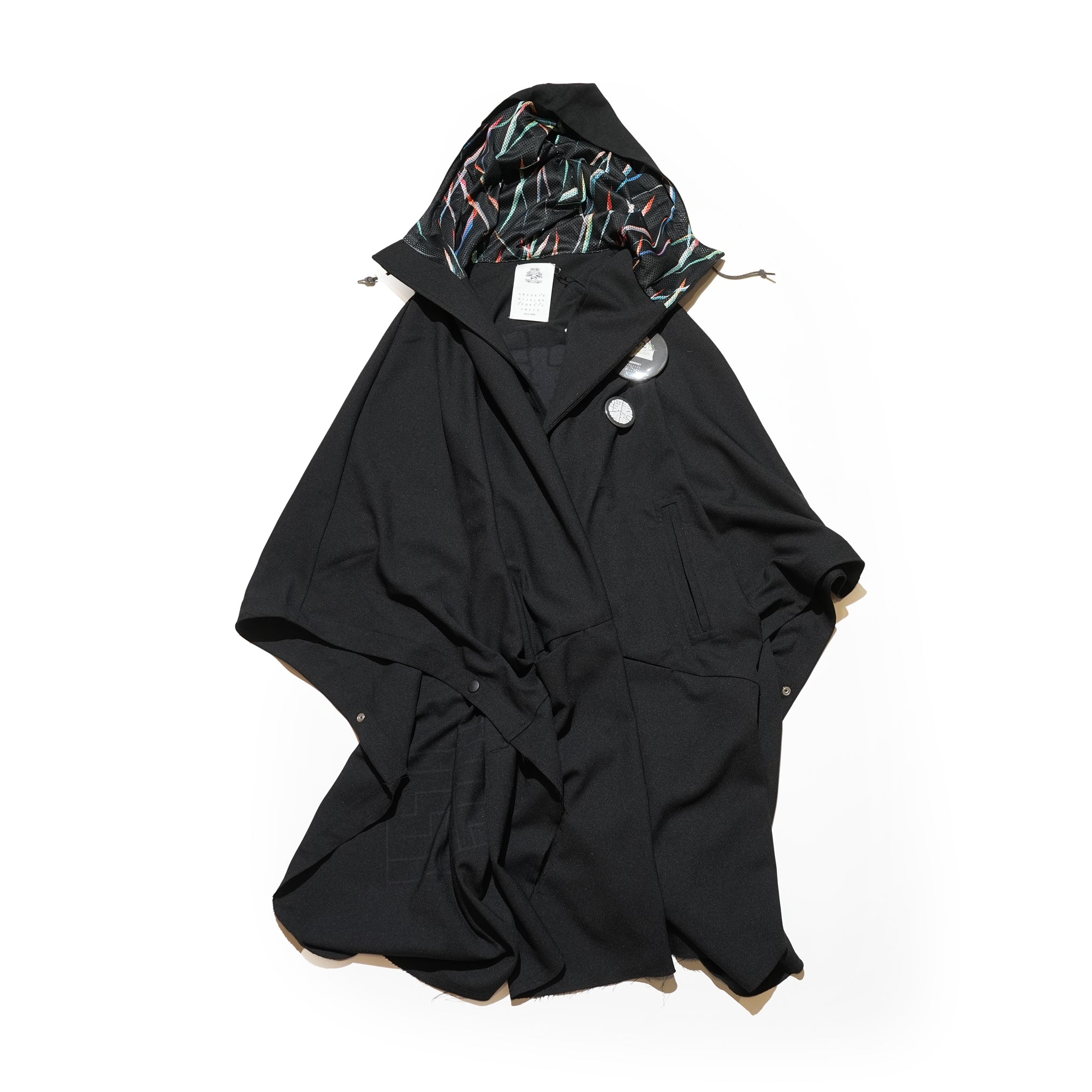 ■【STOFストフ】 Reflax(R) Happi Poncho Hoodie (SF24SS-14)(2色） □【STOFストフ】 Reflax(R) Happi Poncho Hoodie (SF24SS-14)(2