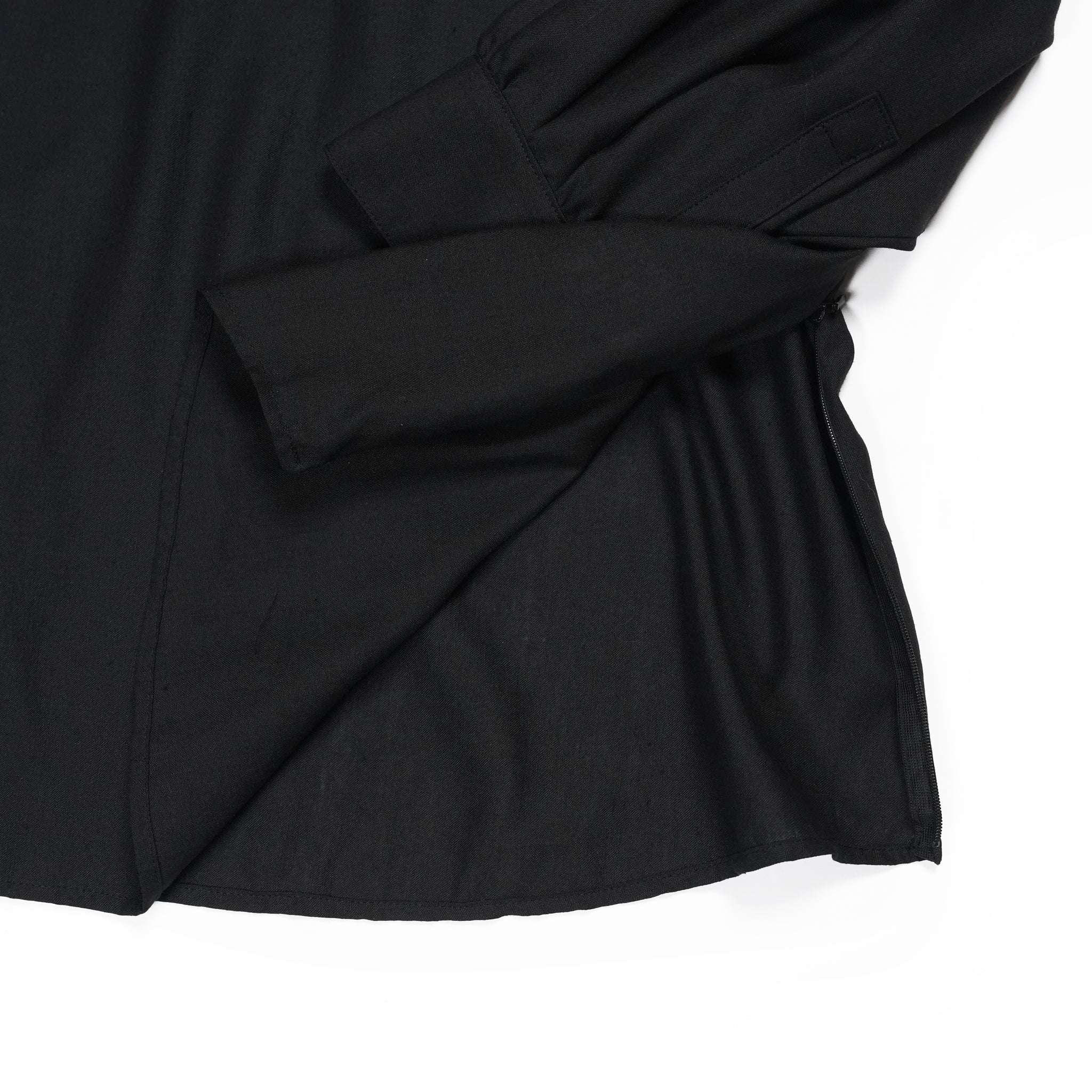 PEDESTRIAN STAND COLLAR SHIRT– Black | STOF