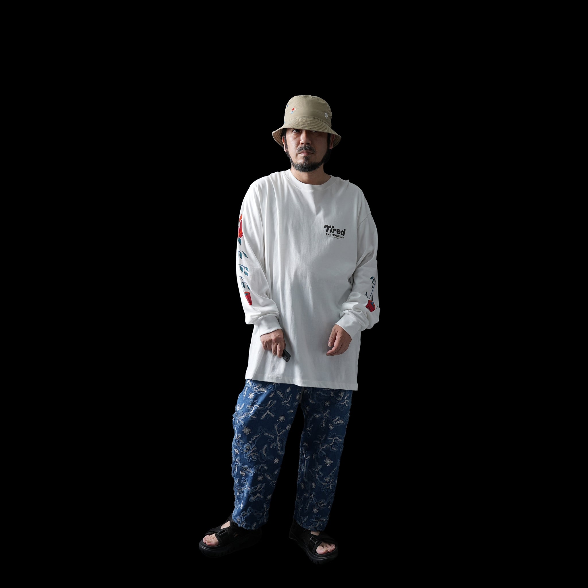 TS00244 | NOTHINGTH LS TEE (ORGANIC) – White | TIRED