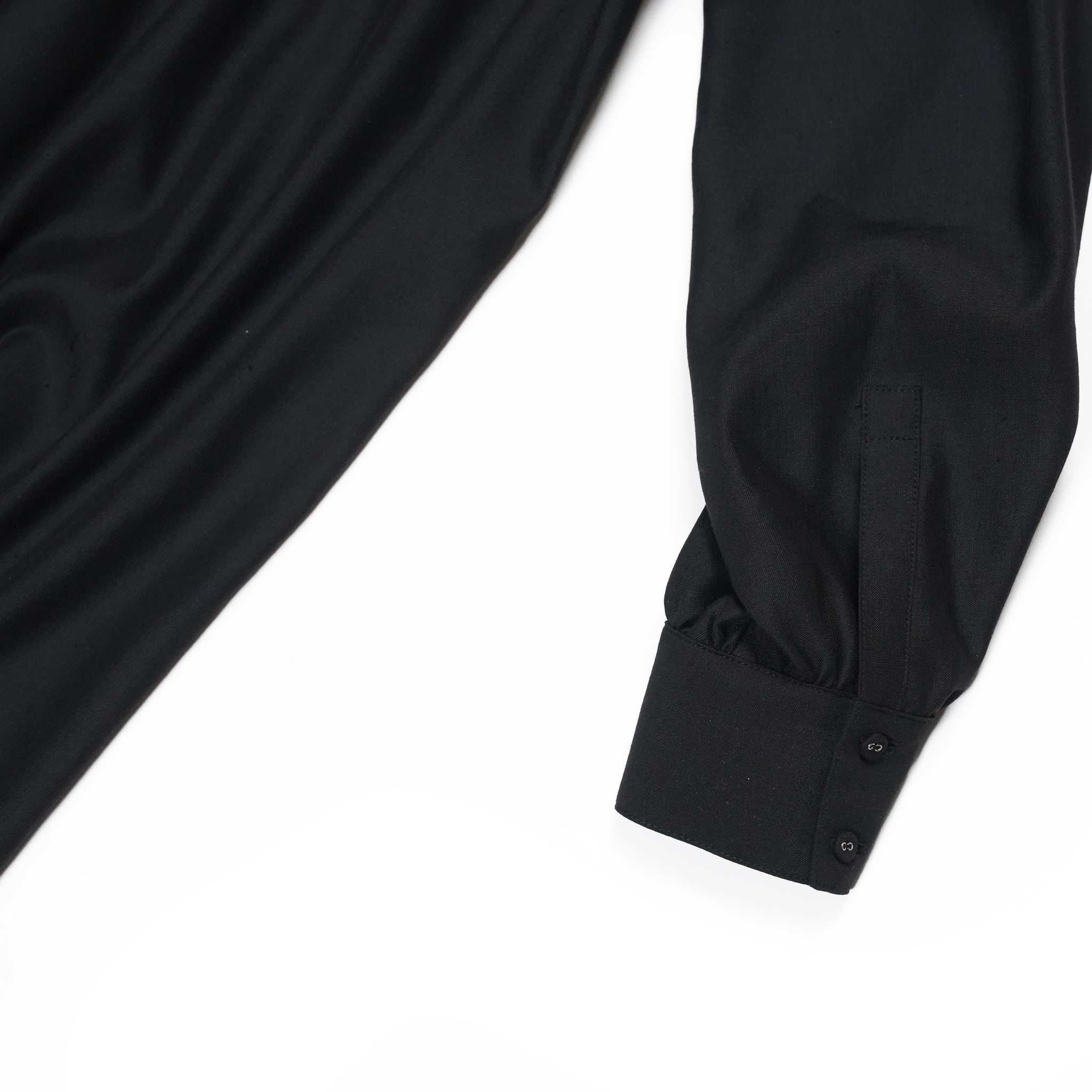 PEDESTRIAN STAND COLLAR SHIRT– Black | STOF