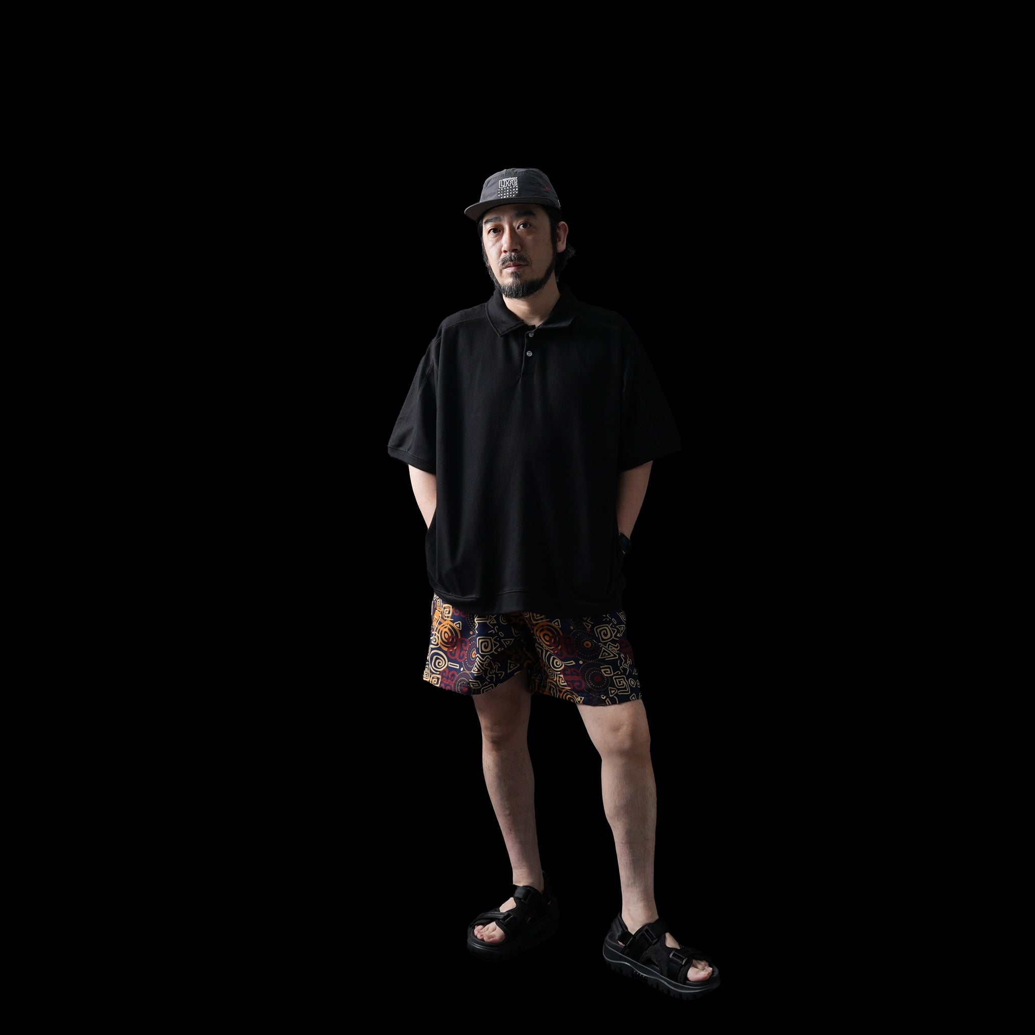 No:M31351-4 | Name:Easy Baggy Shorts w/ Quick Release Buckle | Color:Shawn Print【MONITALY_モニタリー】