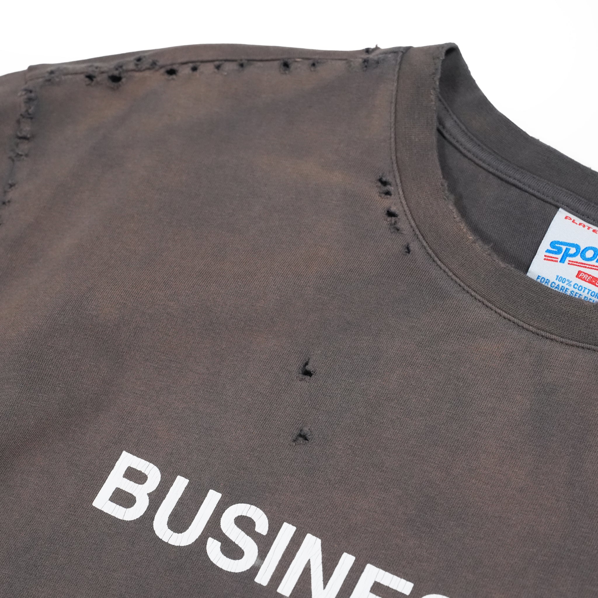 Vintage tee - business – Black | PLATEAU STUDIO