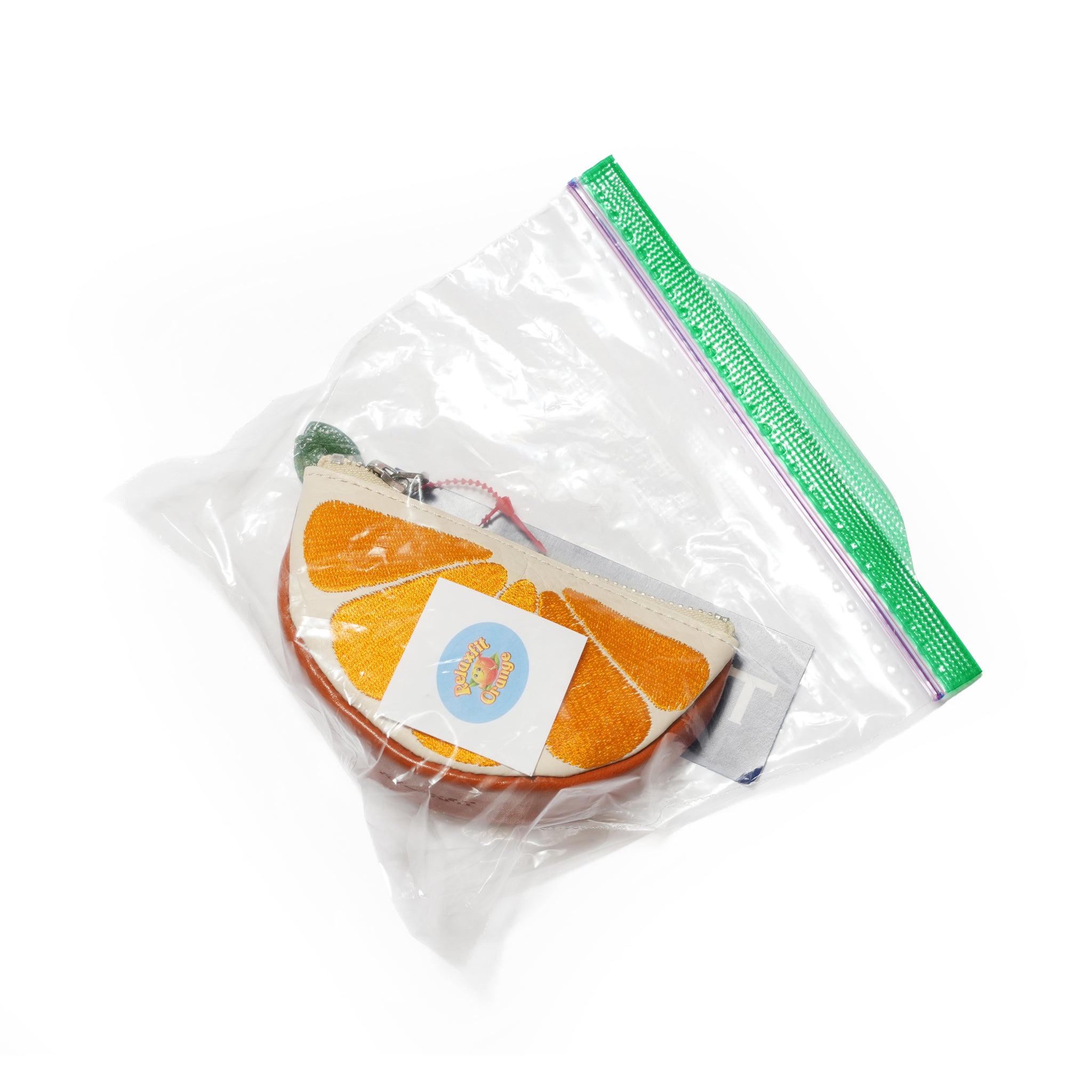 №93  [Valencia orange] ジップポーチ型KeyHolder  | RELAX FIT