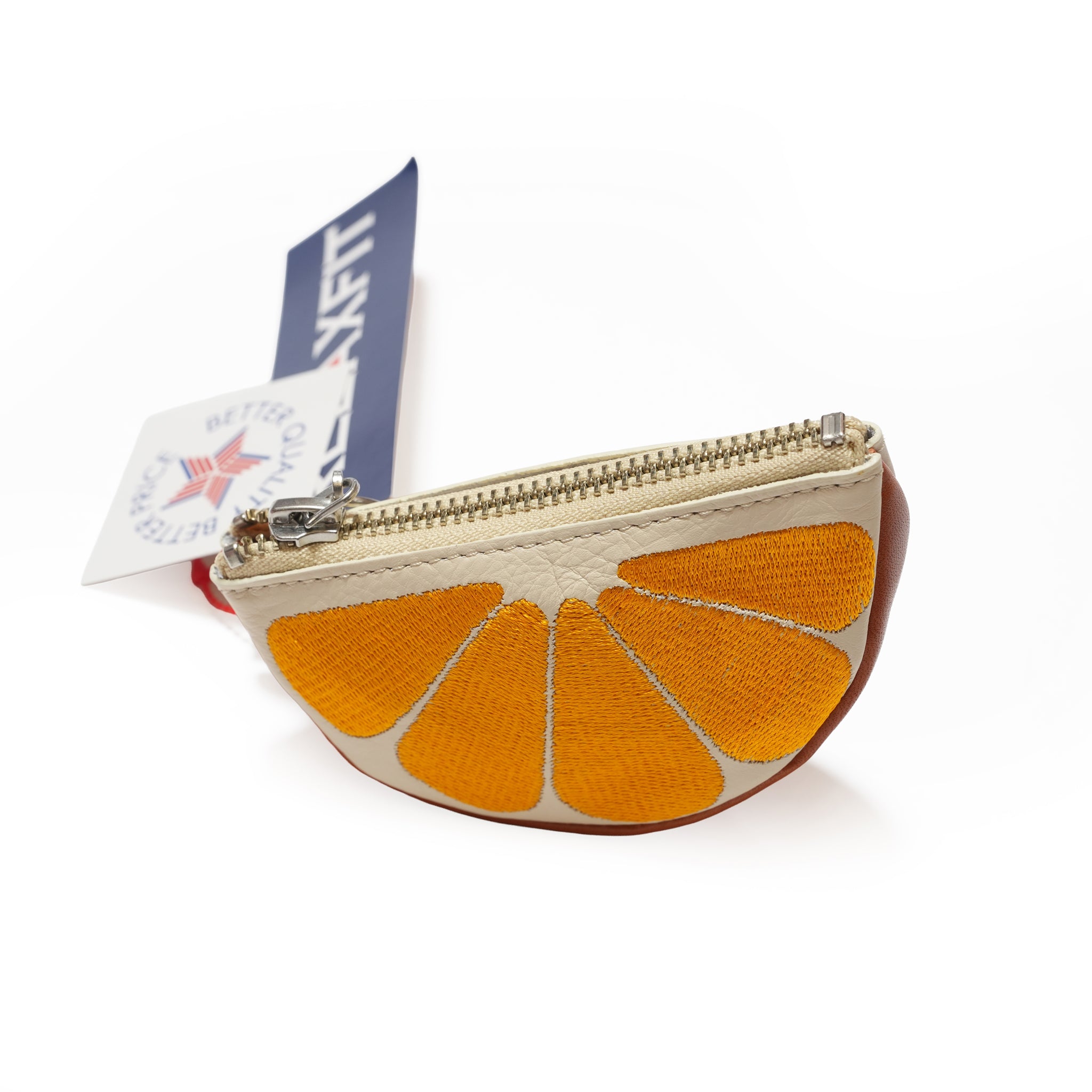№93  [Valencia orange] ジップポーチ型KeyHolder  | RELAX FIT
