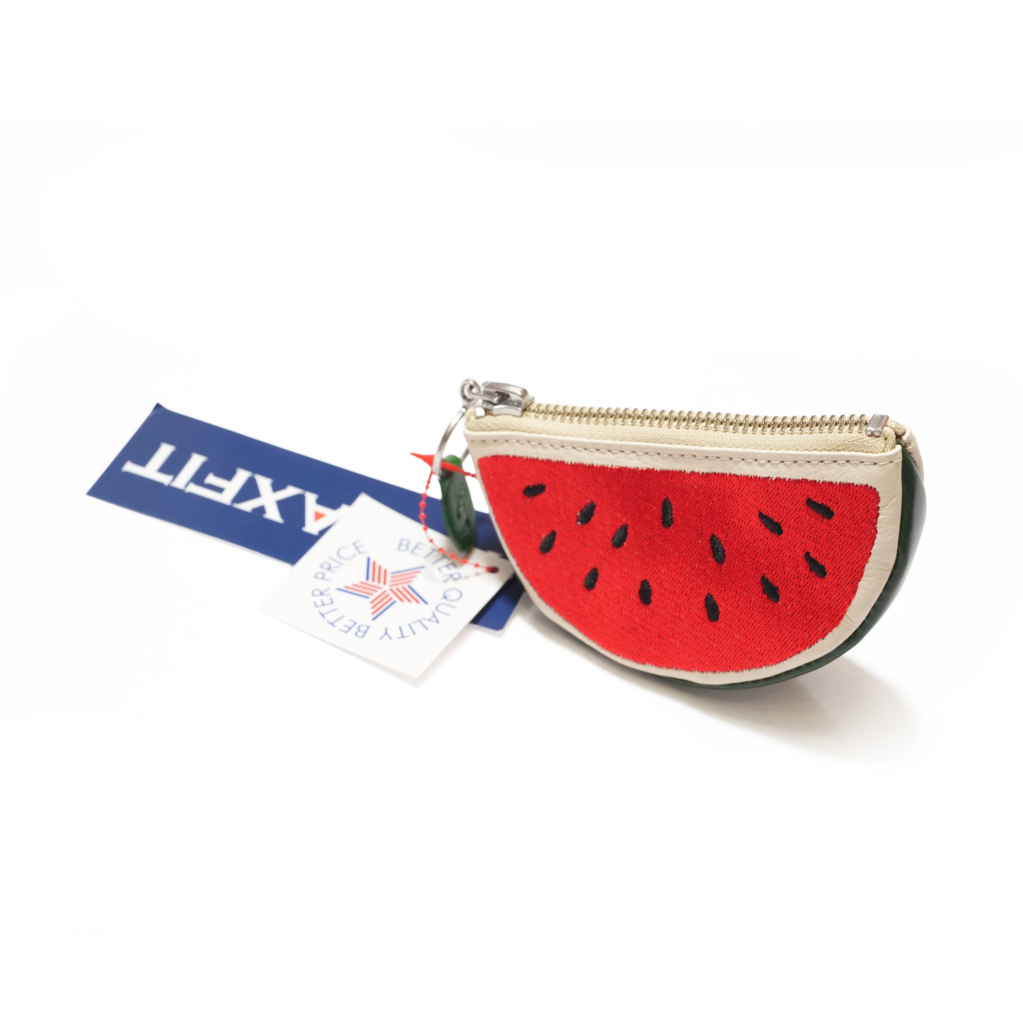 №93  [watermelon] ジップポーチ型KeyHolder  | RELAX FIT