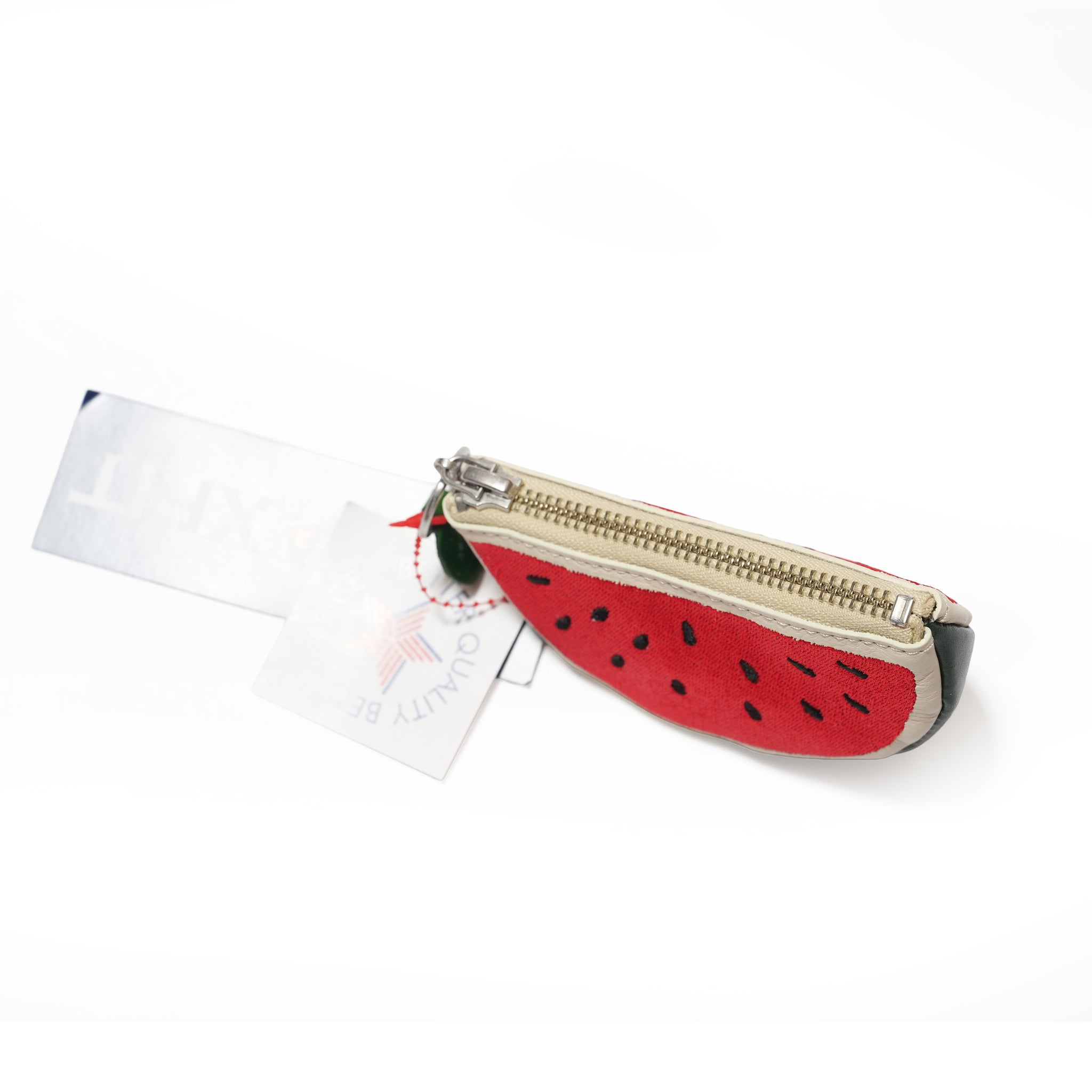 №93  [watermelon] ジップポーチ型KeyHolder  | RELAX FIT