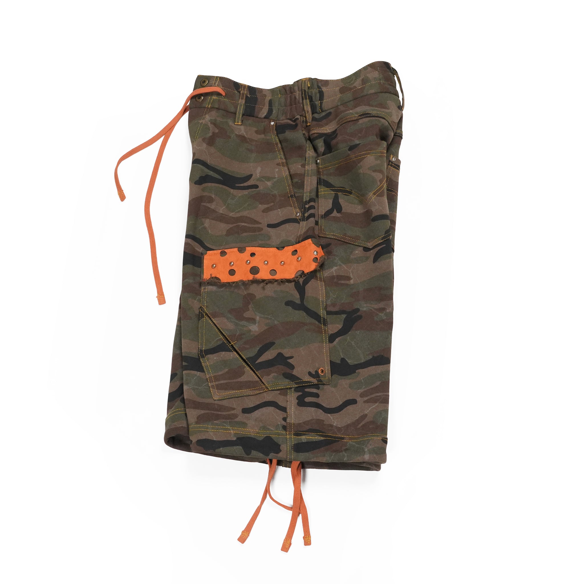 Camo sweat shorts – Washed Camo | PLATEAU STUDIO