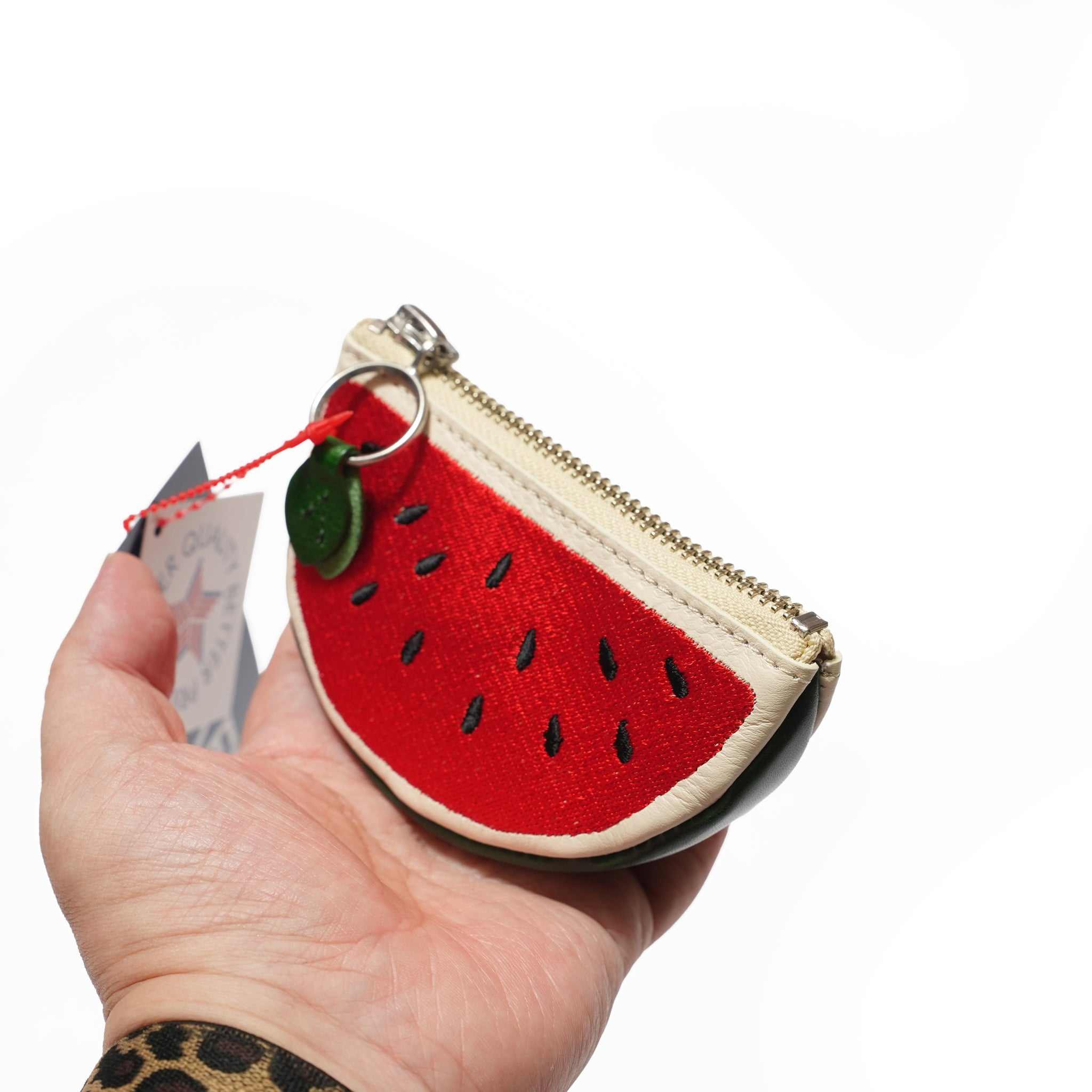 №93  [watermelon] ジップポーチ型KeyHolder  | RELAX FIT
