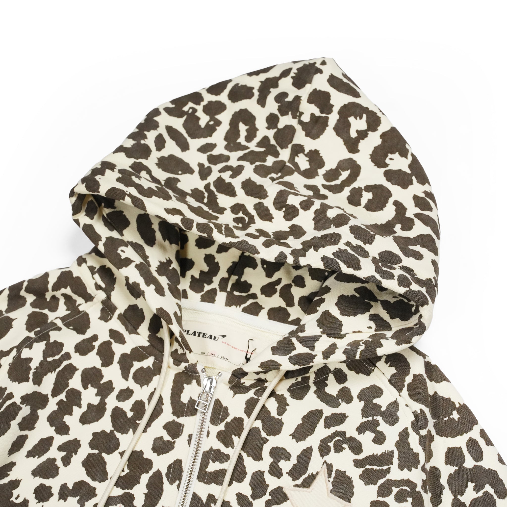 Star zip-up – Leopard | PLATEAU STUDIO