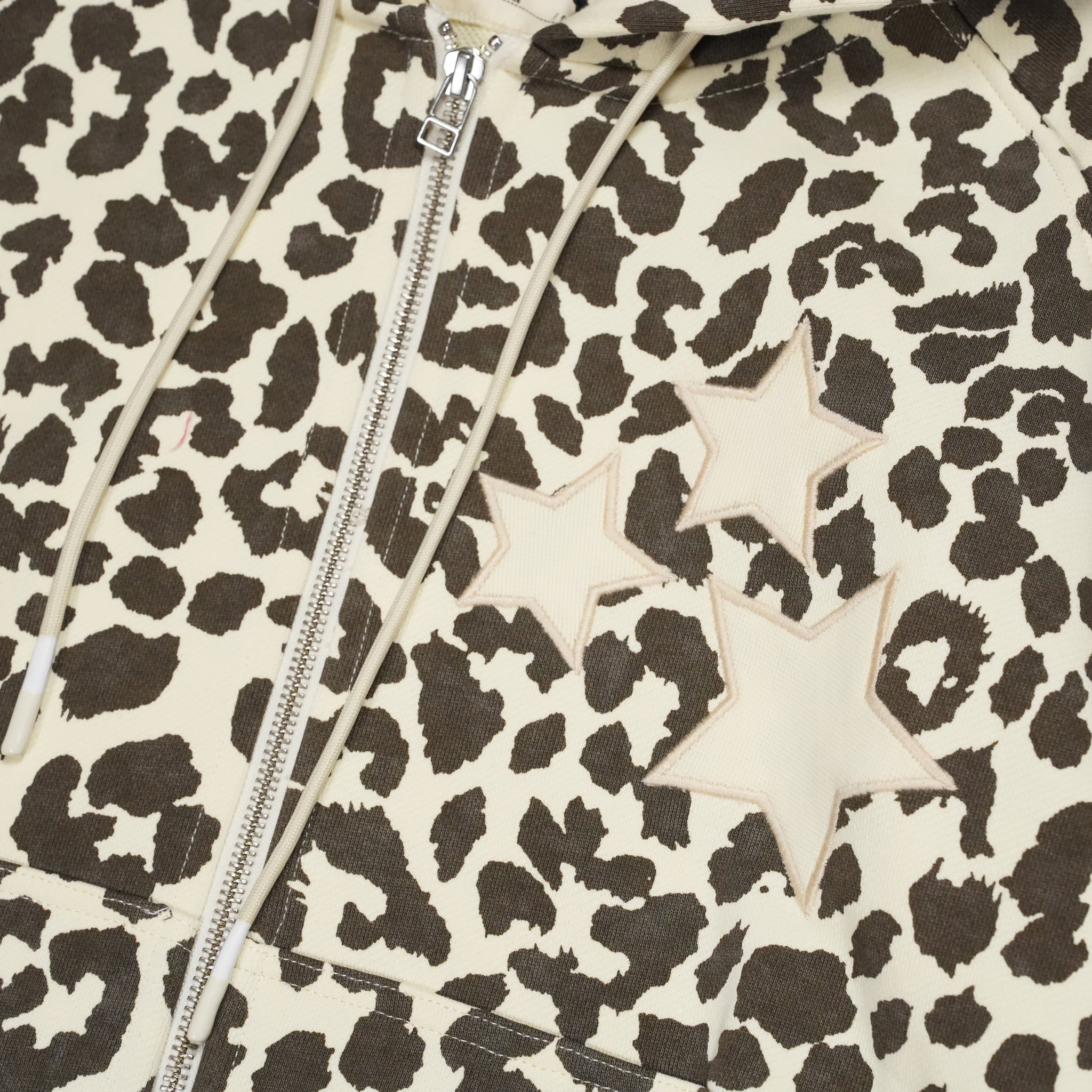Star zip-up – Leopard | PLATEAU STUDIO