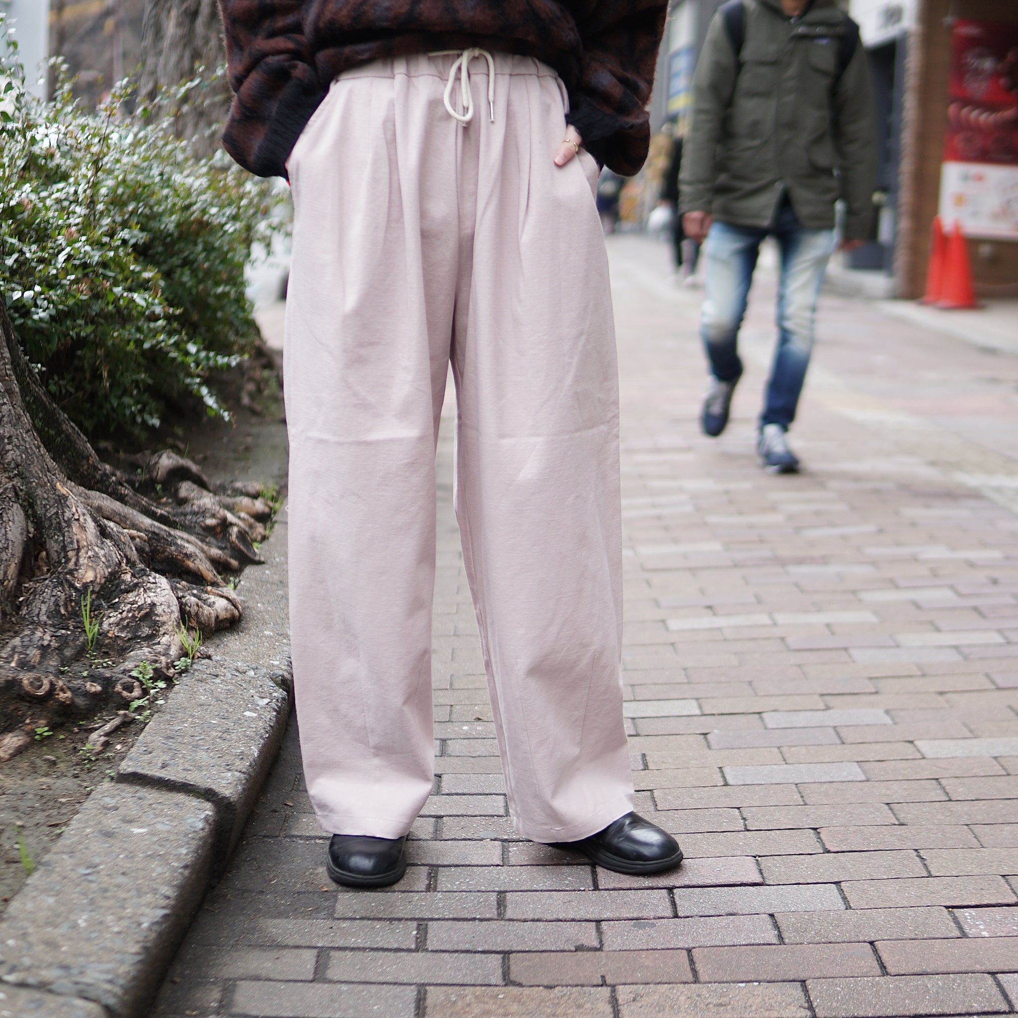 No:co-2023aw01a | Name:BOY WIDE CHINO PANTS | Color:Indi Pink【CONICHIWA BONJOUR_コニチワボンジュール】