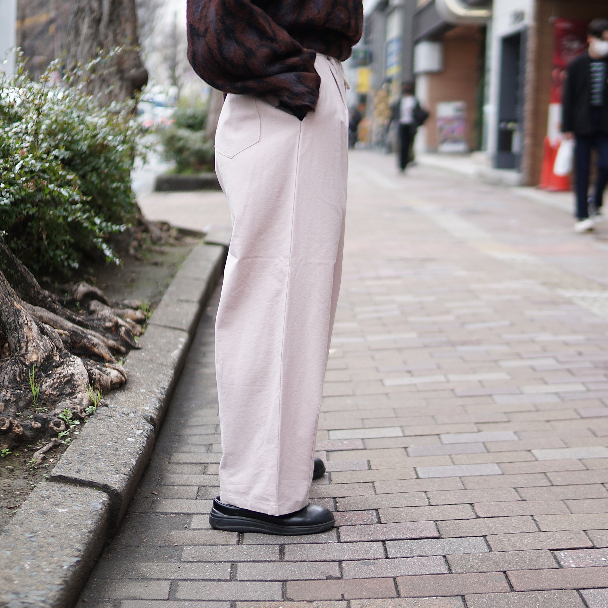 No:co-2023aw01a | Name:BOY WIDE CHINO PANTS | Color:Indi Pink【CONICHIWA BONJOUR_コニチワボンジュール】【入荷予定アイテム・入荷連絡可能】