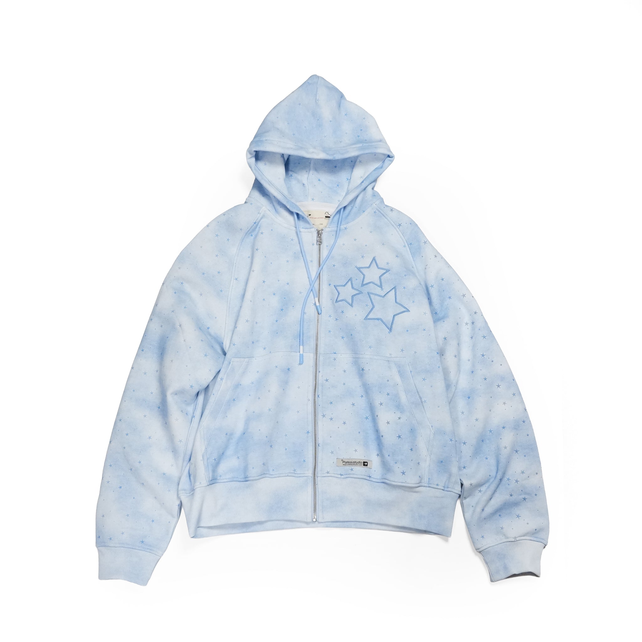 Star zip-up | Color_Sky Blue | No_PLA26SST12-3_Sky Blue【PLATEAU STUDIO_プラトー スタジオ】