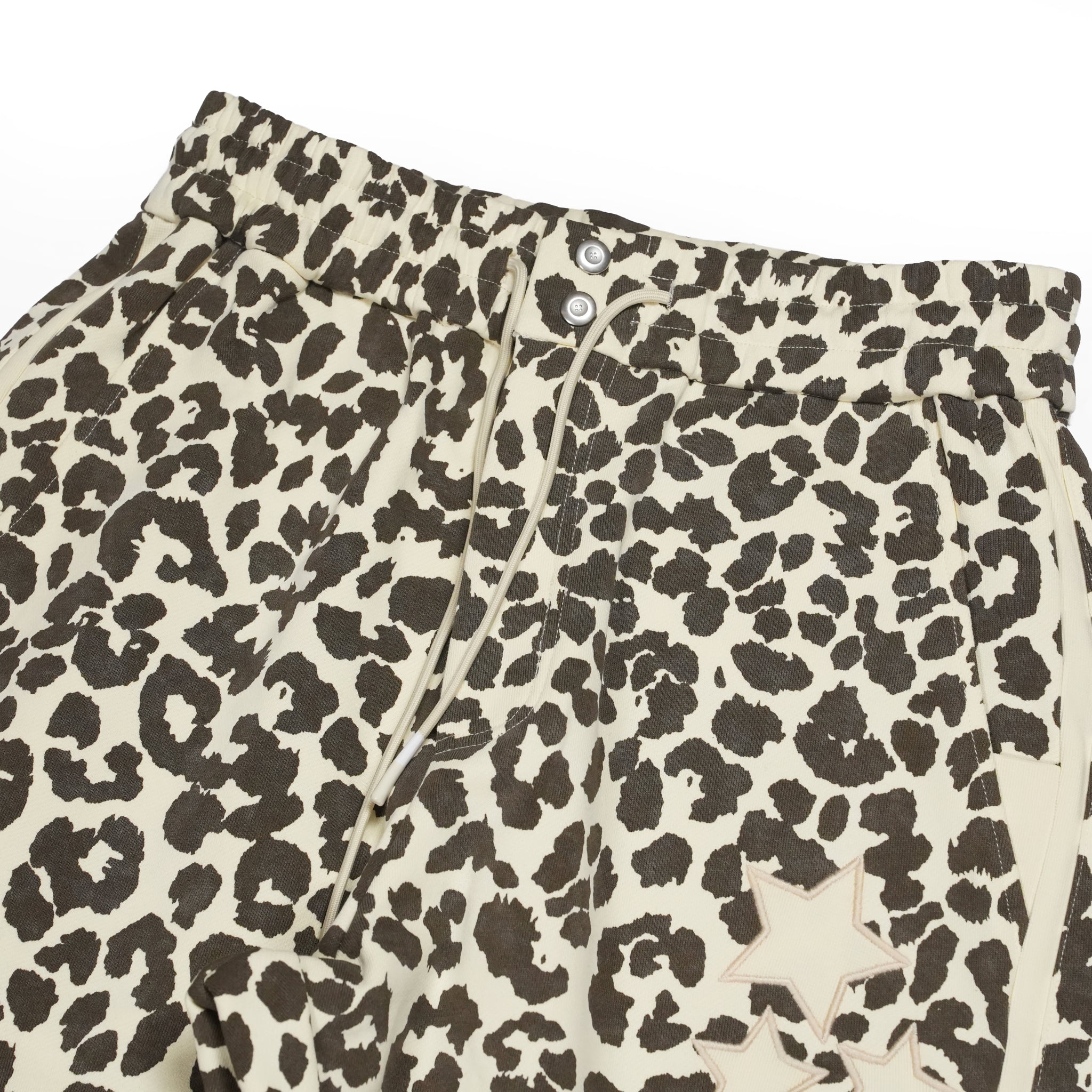Star sweat pants – Leopard | PLATEAU STUDIO