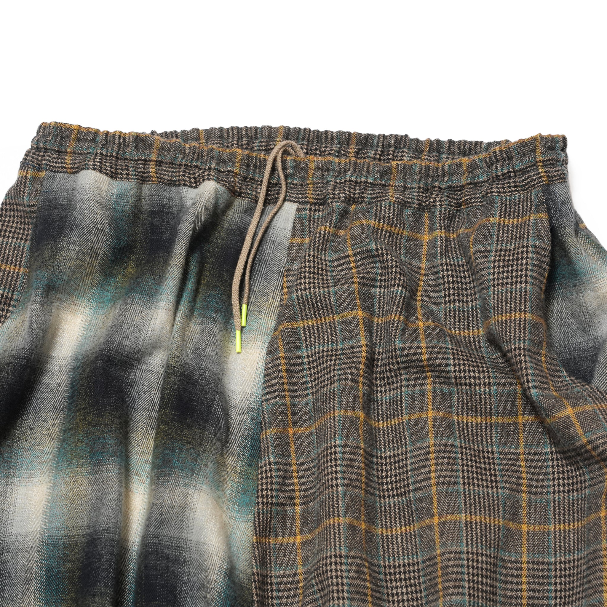 Half flannel check Wide Pants – Grey | STOF