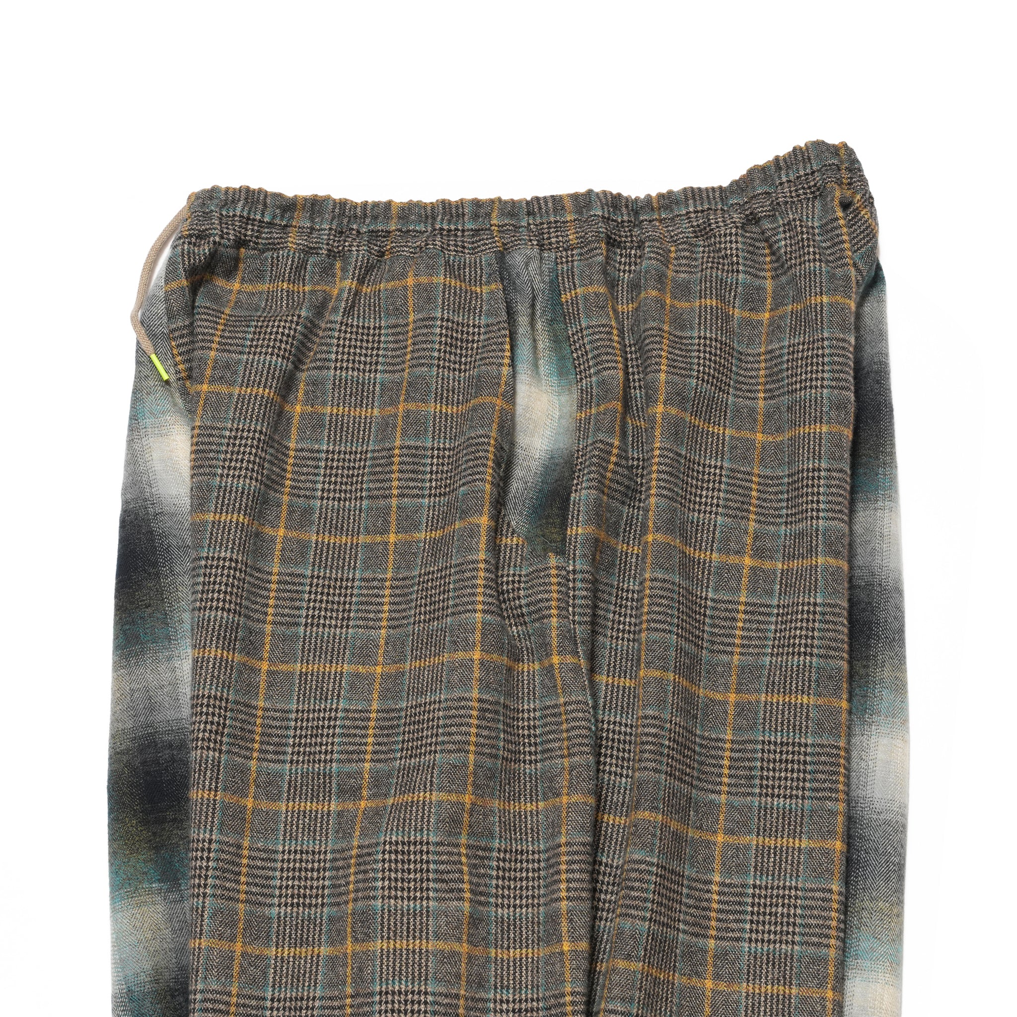 Half flannel check Wide Pants – Grey | STOF