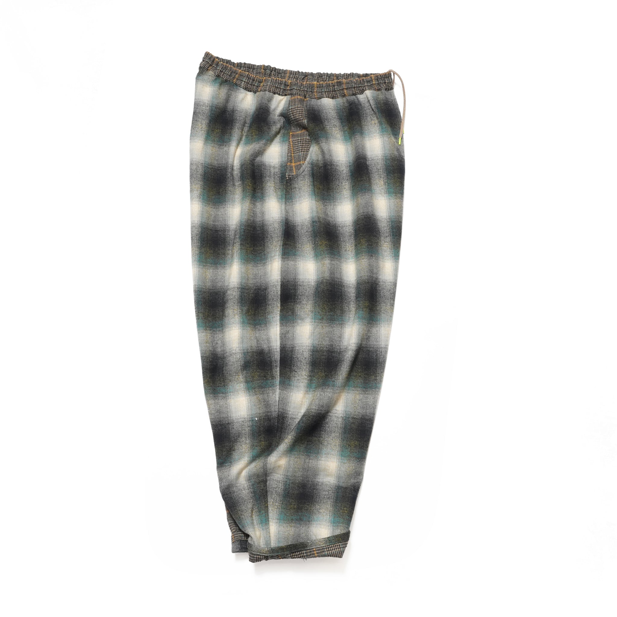 Half flannel check Wide Pants – Grey | STOF