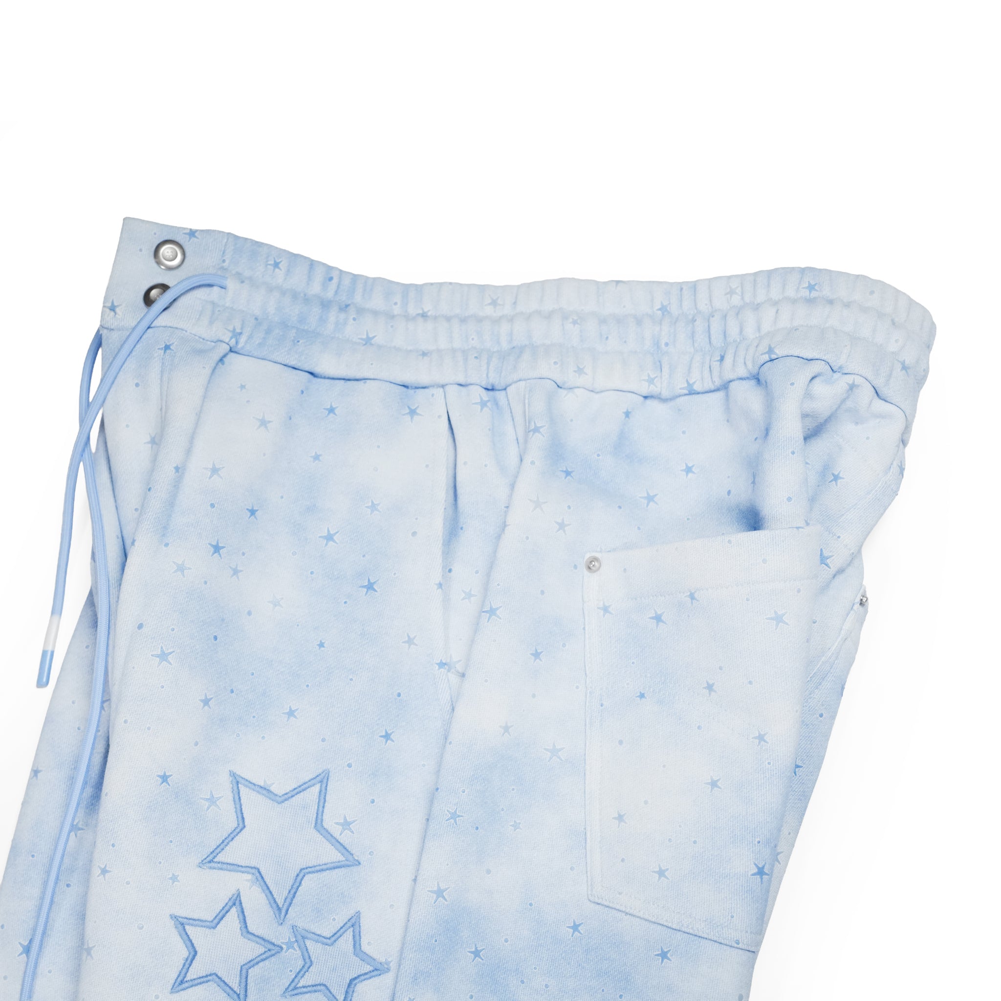 Star sweat pants – Sky Blue | PLATEAU STUDIO
