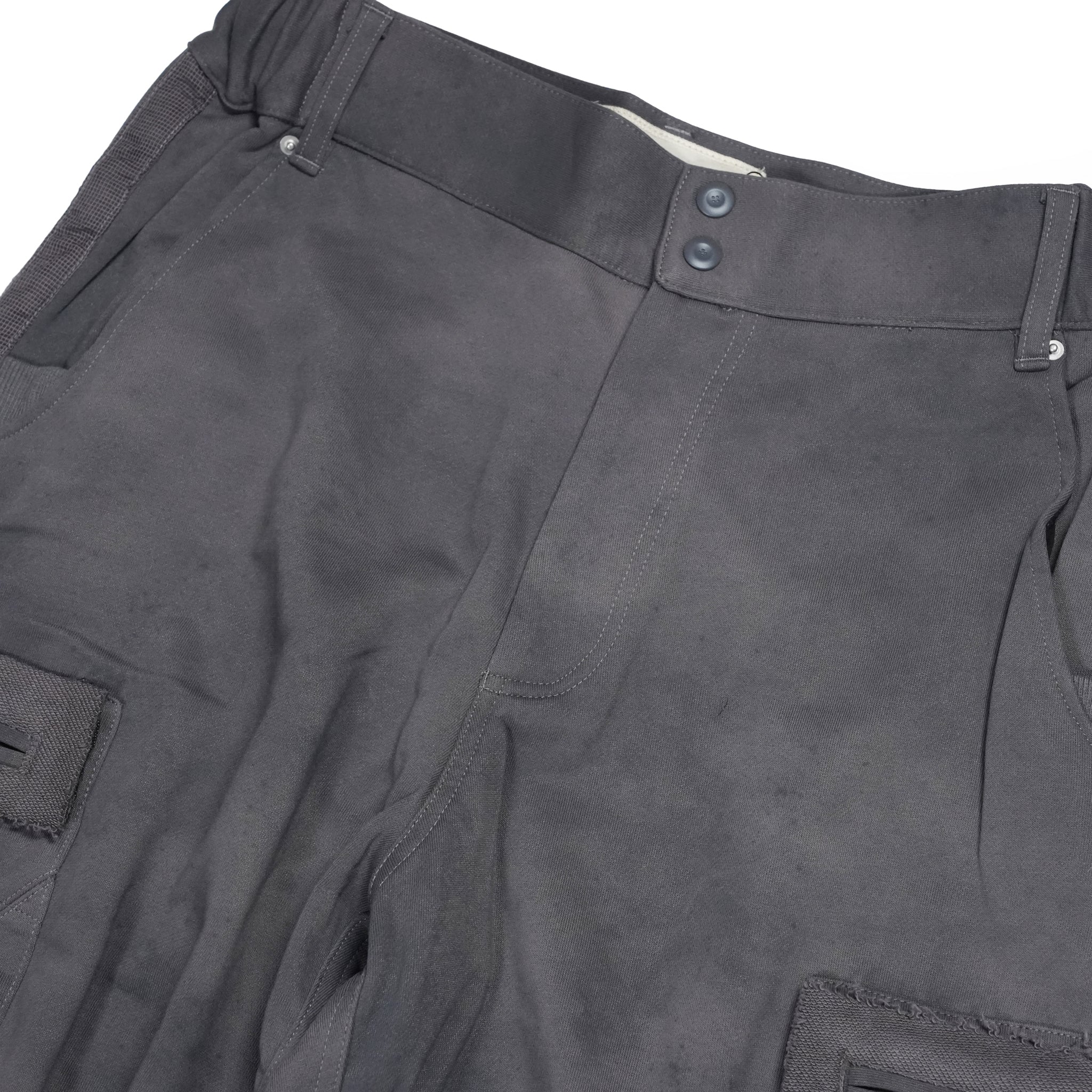 Grunge sweat cargo – Black | PLATEAU STUDIO