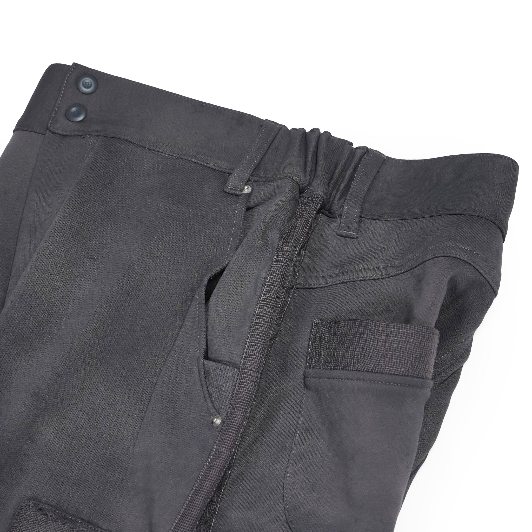 Grunge sweat cargo – Black | PLATEAU STUDIO