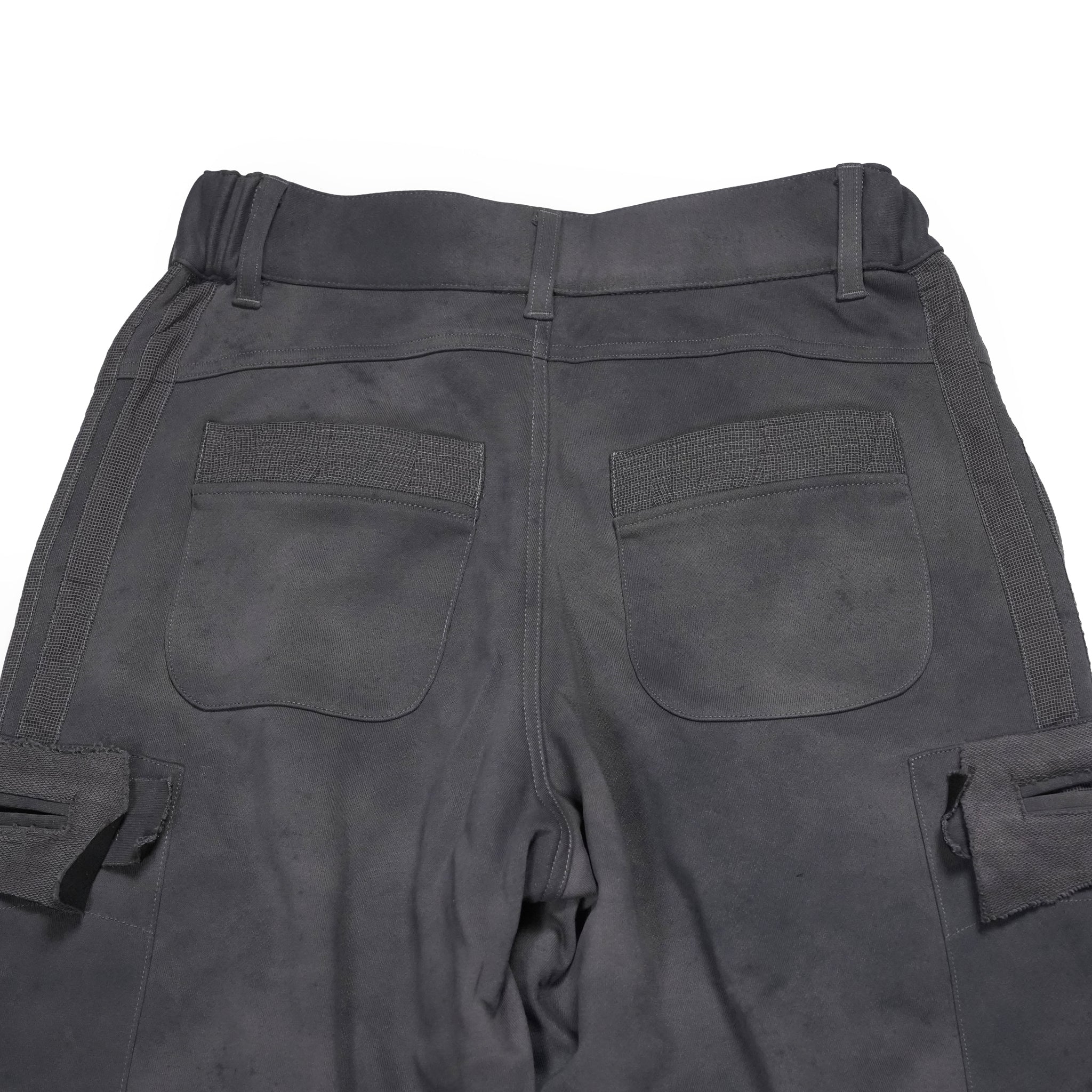 Grunge sweat cargo – Black | PLATEAU STUDIO