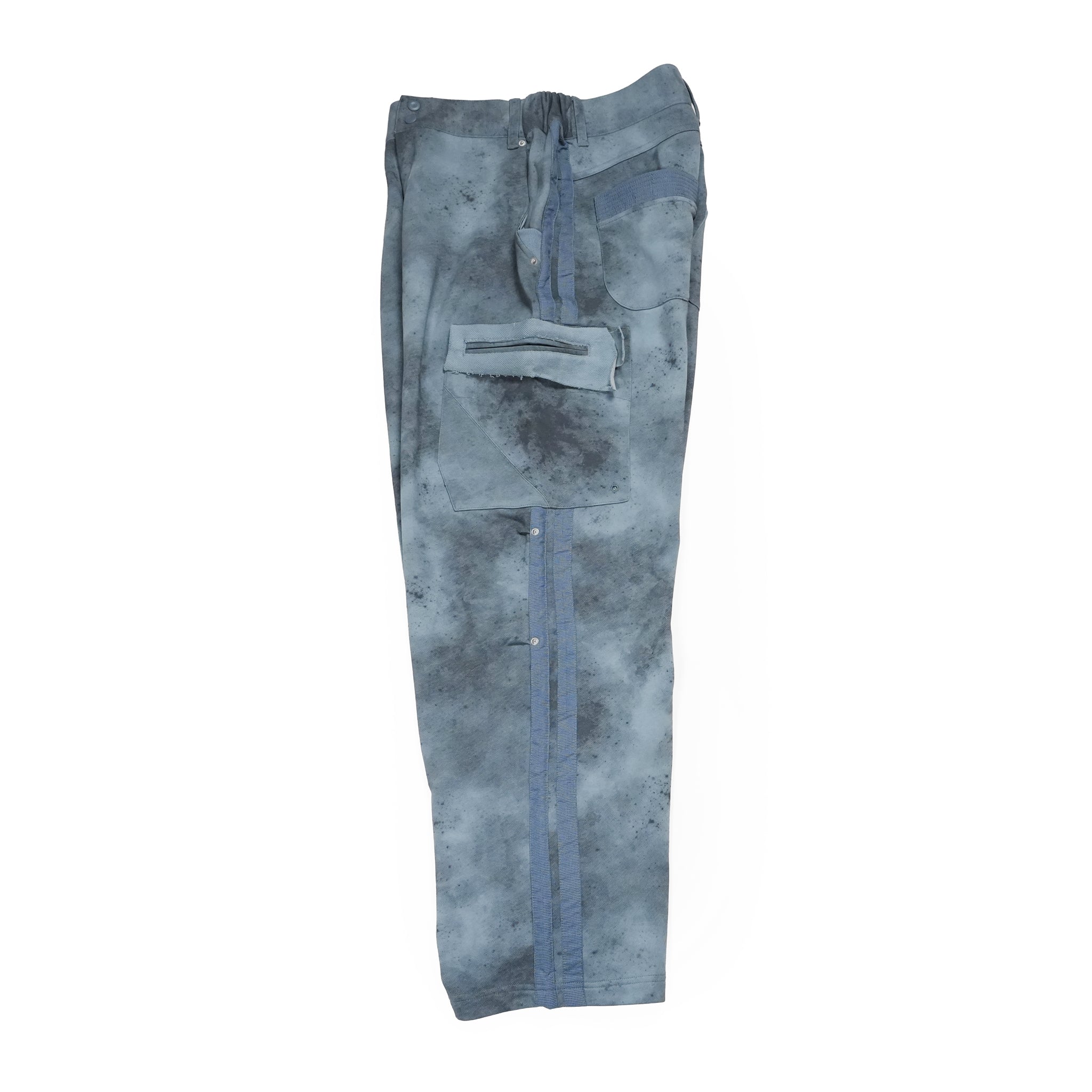 Grunge sweat cargo – Blue | PLATEAU STUDIO