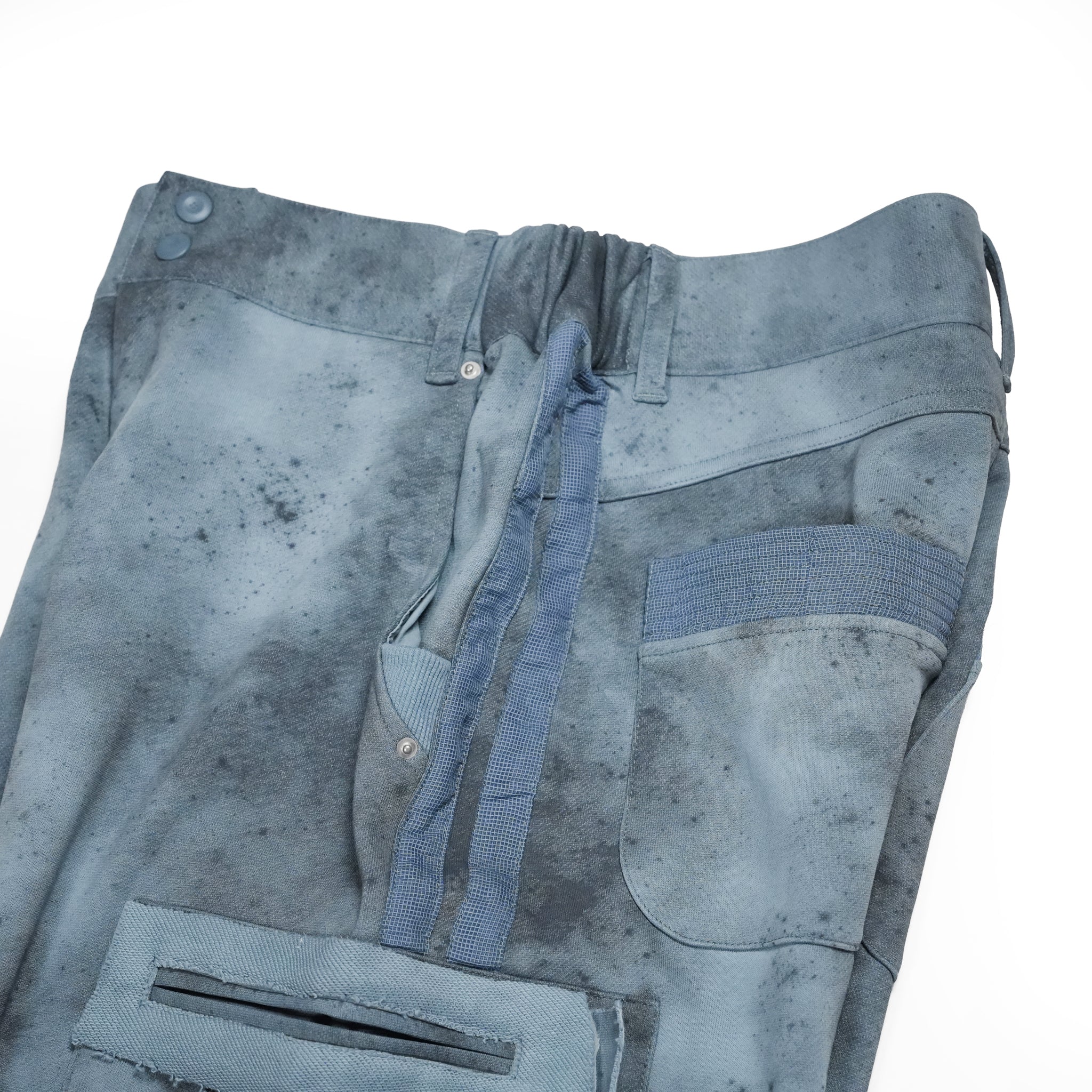 Grunge sweat cargo – Blue | PLATEAU STUDIO