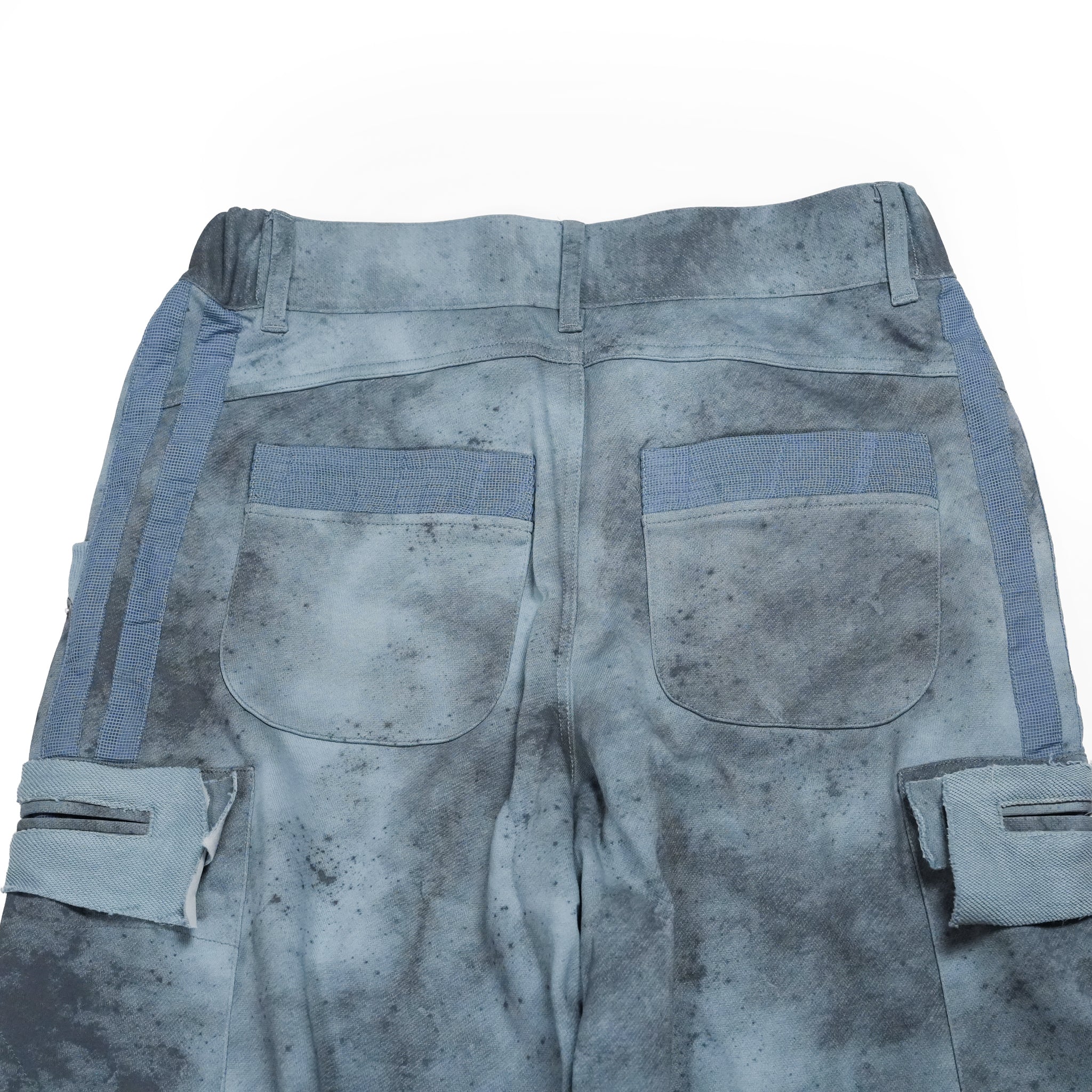 Grunge sweat cargo – Blue | PLATEAU STUDIO