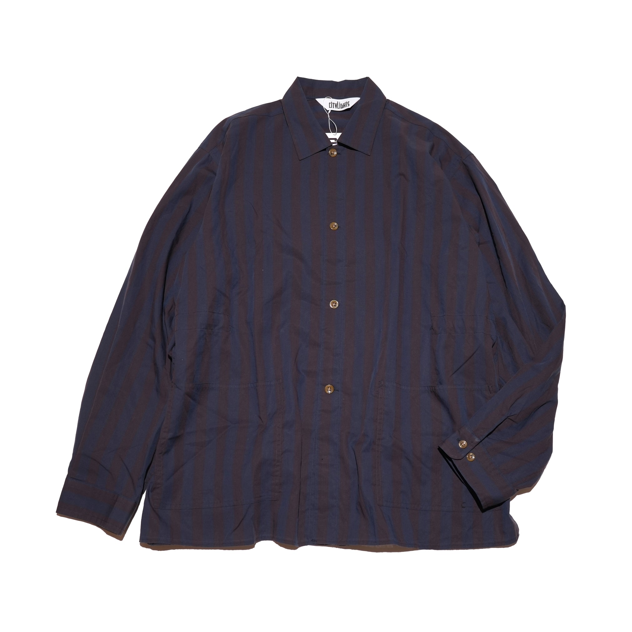 Name: E-Z GOING SHIRTS | Color:Bold Stripe | Size:Regular/Tall 【CITYLIGHTS PRODUCTS_シティライツプロダクツ】